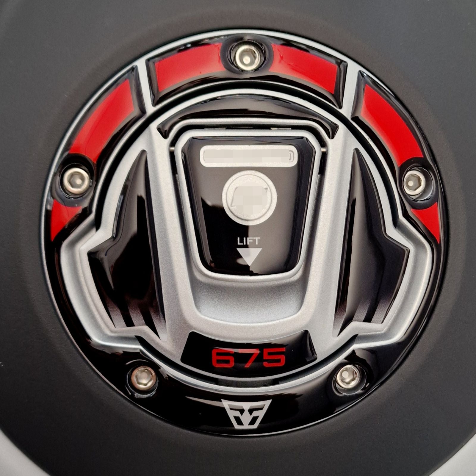 Resin Bike 3D Motorcycle Stickers - Fuel Cap | CFMoto 675SR-R 2025>2026 - Pyramid Motorcycle Accessories