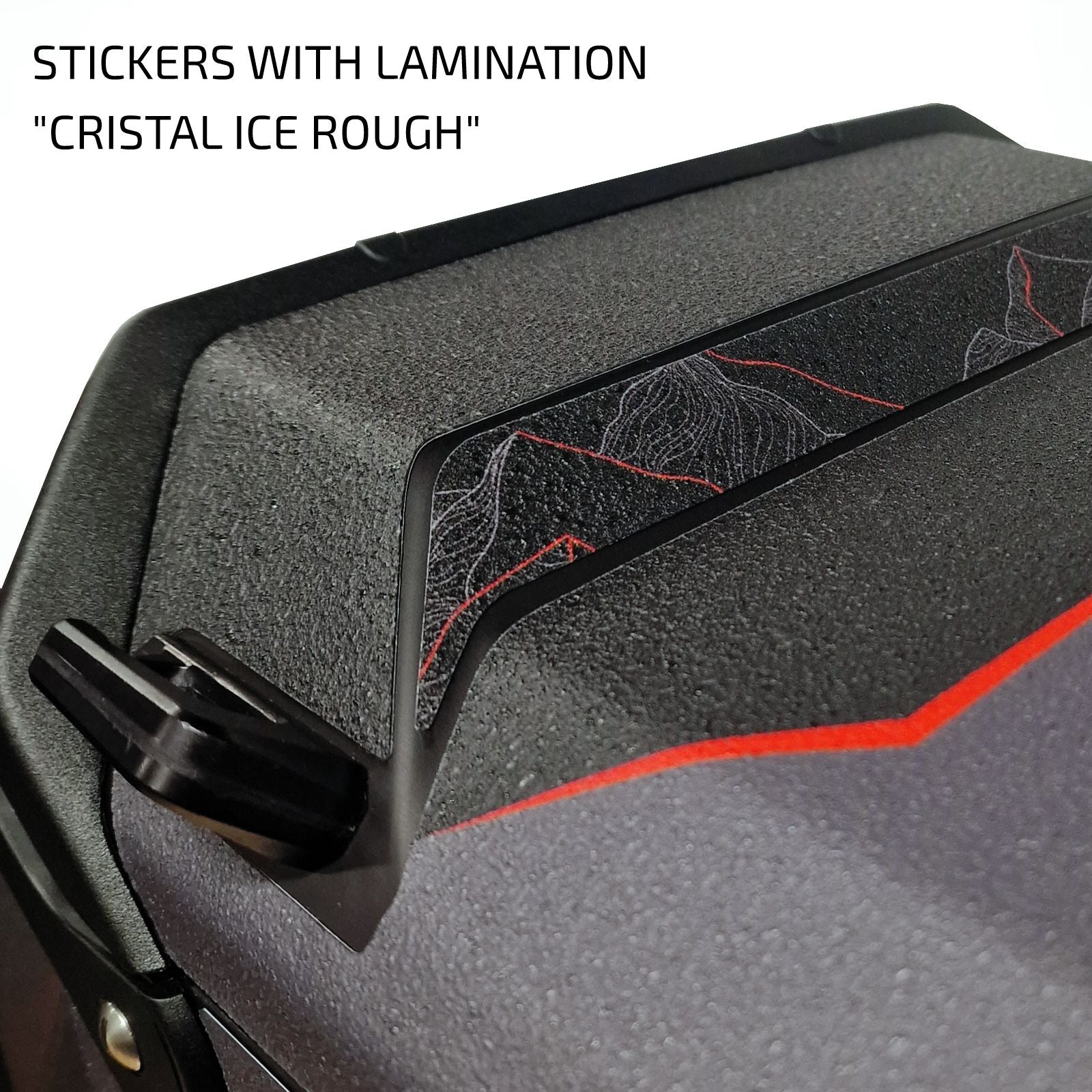Resin Bike Crystal Motorcycle Protection Stickers - Panniers | BMW R 1300 GS Adventure 2025>2026 RB-1000796800005 - Pyramid Motorcycle Accessories