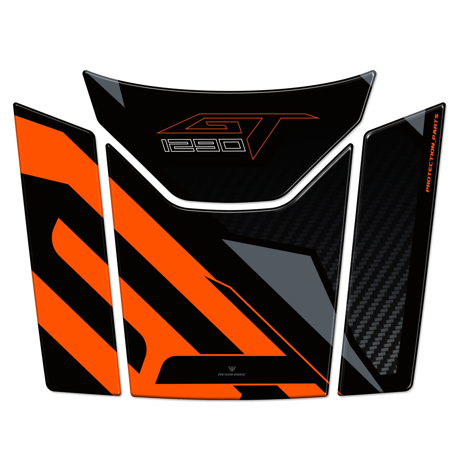 Resin Bike 3D Motorcycle Stickers - Tank Pad | KTM Super Duke 1290 GT 2019>2024 - Pyramid Motorcycle Accessories