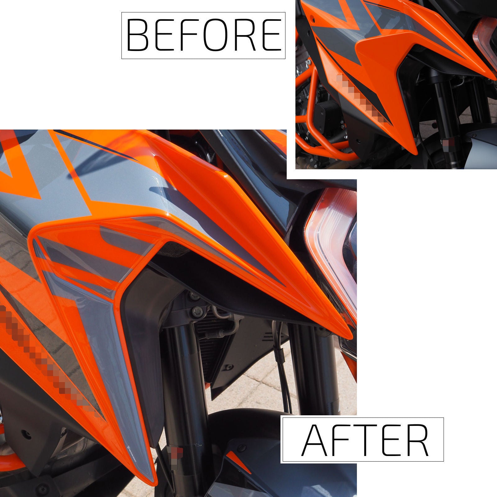 Resin Bike 3D Motorcycle Stickers - Side Panels | KTM Super Duke 1290 GT 2019>2024 - Pyramid Motorcycle Accessories