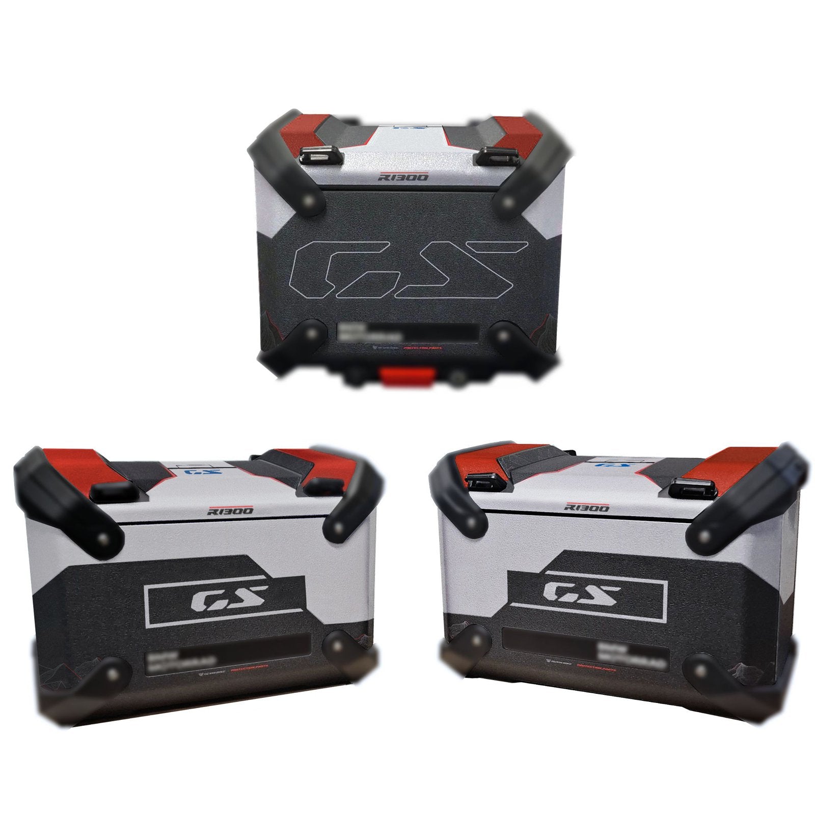 Resin Bike Crystal Motorcycle Protection Stickers - Panniers | BMW R 1300 GS Adventure 2025>2026 RB-1000801900003 - Pyramid Motorcycle Accessories