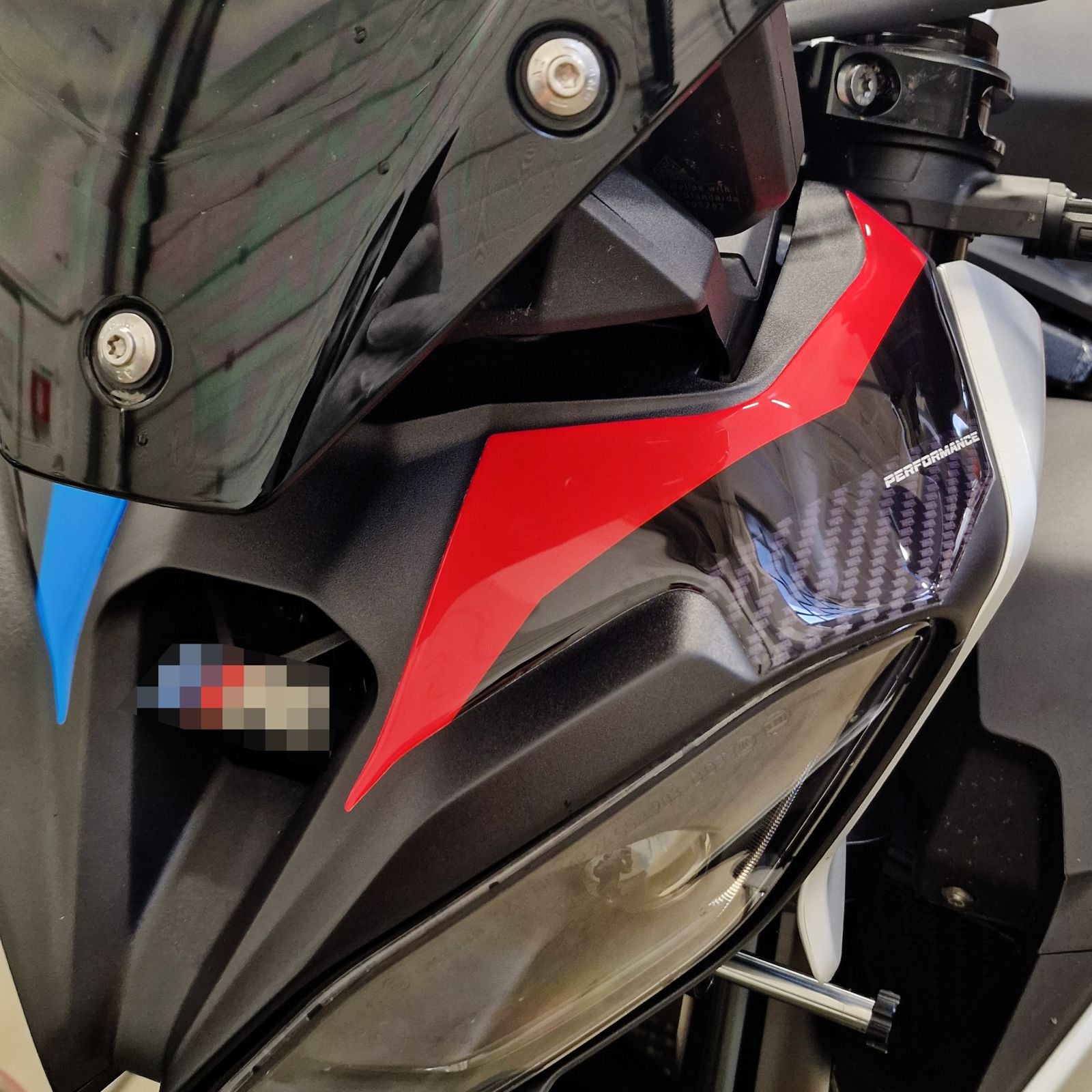 Resin Bike 3D Motorcycle Stickers - Front Fender | BMW S 1000 R / M 1000 R 2025>2026 - Pyramid Motorcycle Accessories