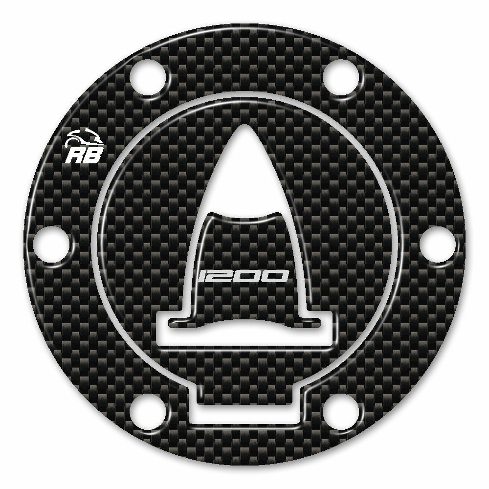 Resin Bike 3D Motorcycle Stickers - Fuel Cap | Ducati Multistrada 1200 2010>2012 - Pyramid Motorcycle Accessories