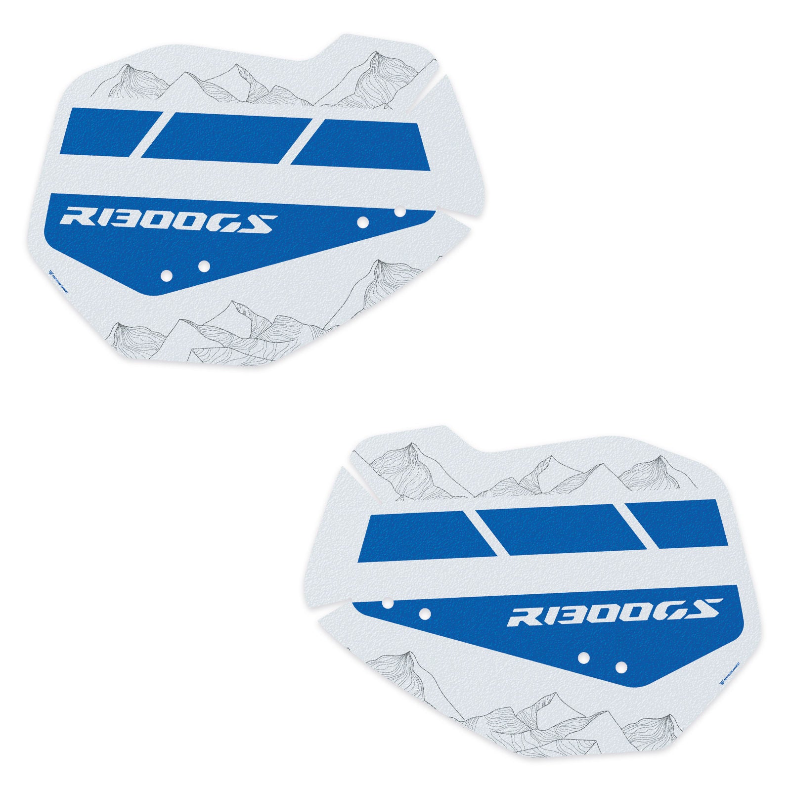 Resin Bike Crystal Motorcycle Protection Stickers - Panniers | BMW R 1300 GS 2023>2026 RB-1000805200000 - Pyramid Motorcycle Accessories
