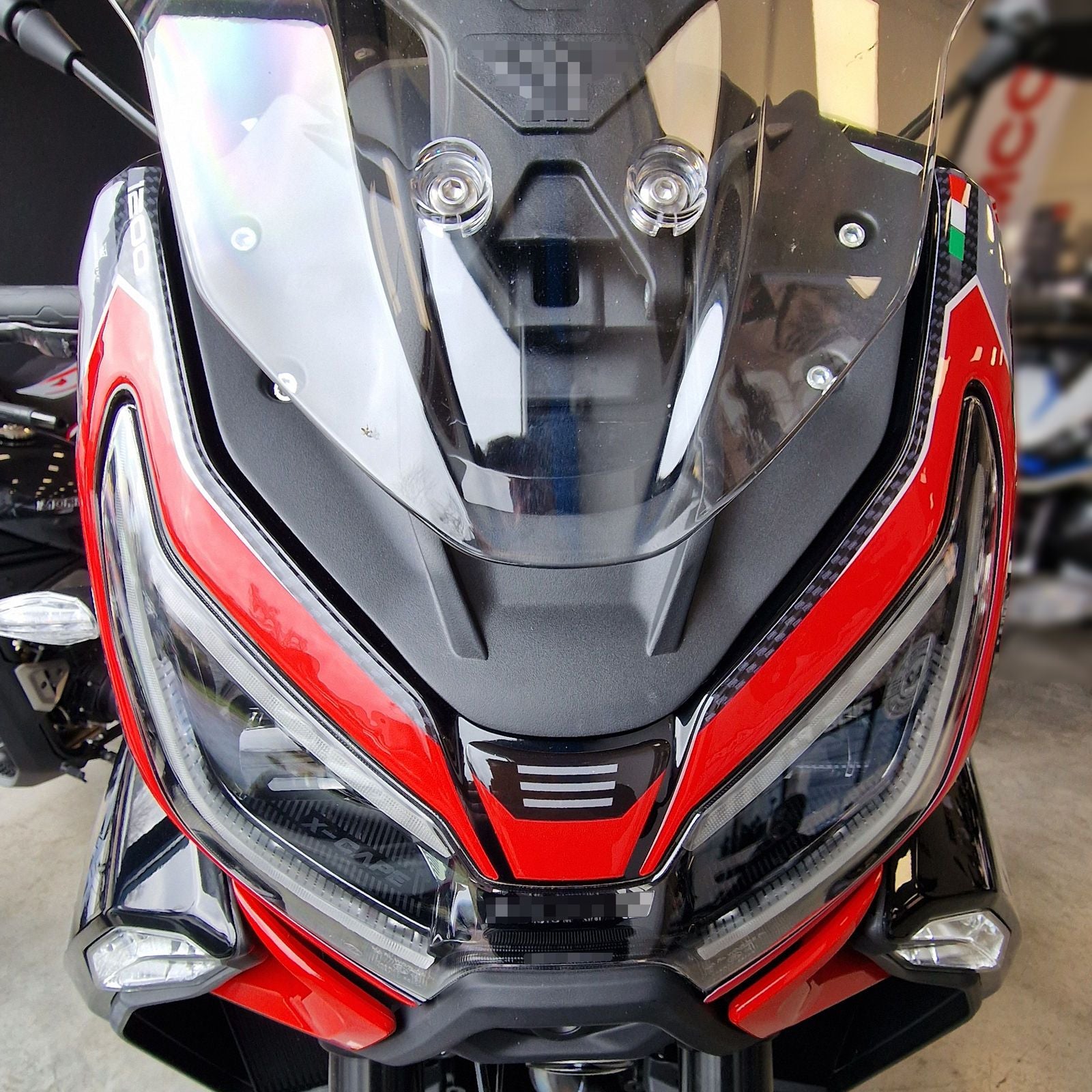 Resin Bike 3D Motorcycle Stickers - Headlight | Moto Morini X-Cape 1200 2025>2026 - Pyramid Motorcycle Accessories