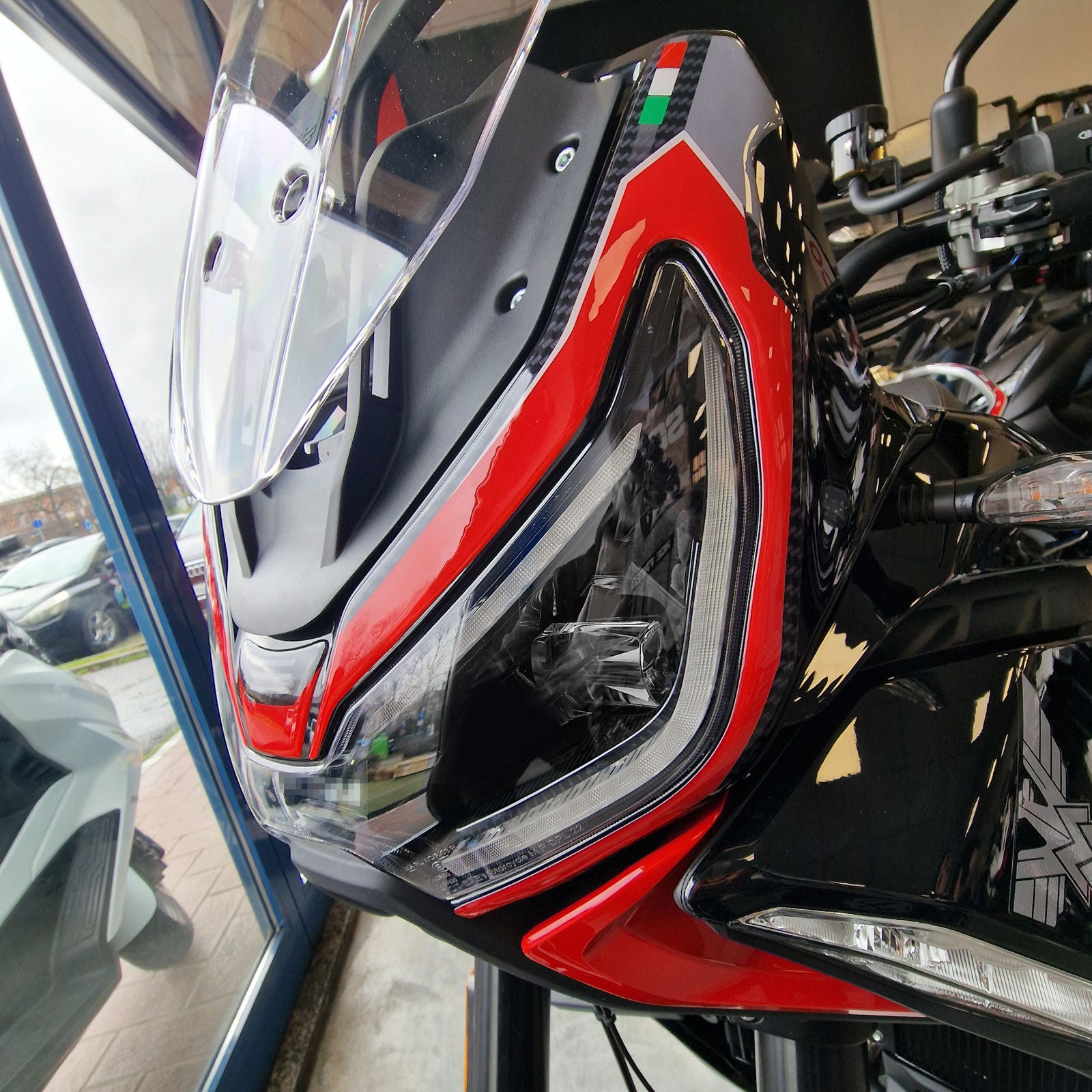 Resin Bike 3D Motorcycle Stickers - Headlight | Moto Morini X-Cape 1200 2025>2026 - Pyramid Motorcycle Accessories