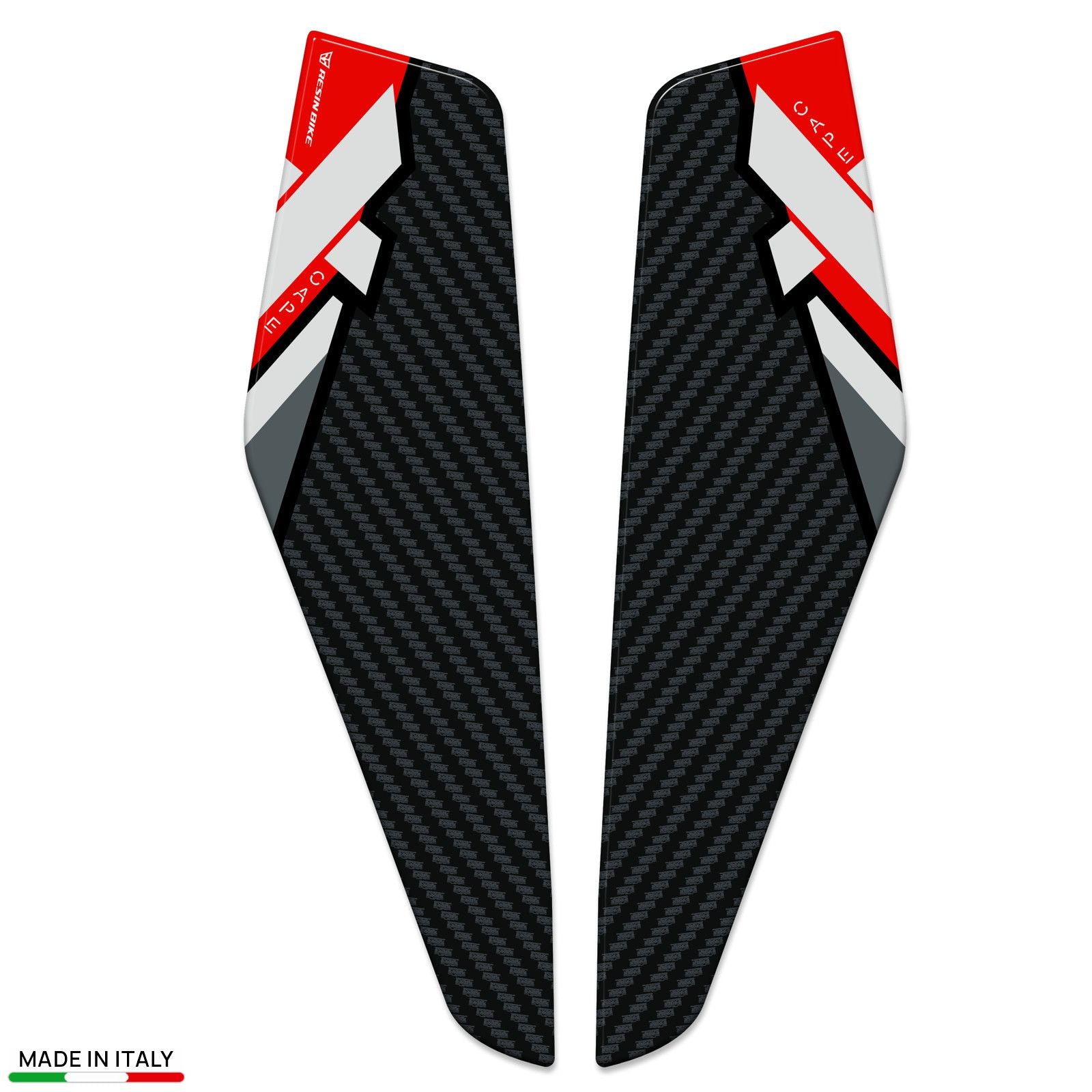 Resin Bike 3D Motorcycle Stickers - Front Fender | Moto Guzzi X-Cape 1200 2025>2026 - Pyramid Motorcycle Accessories