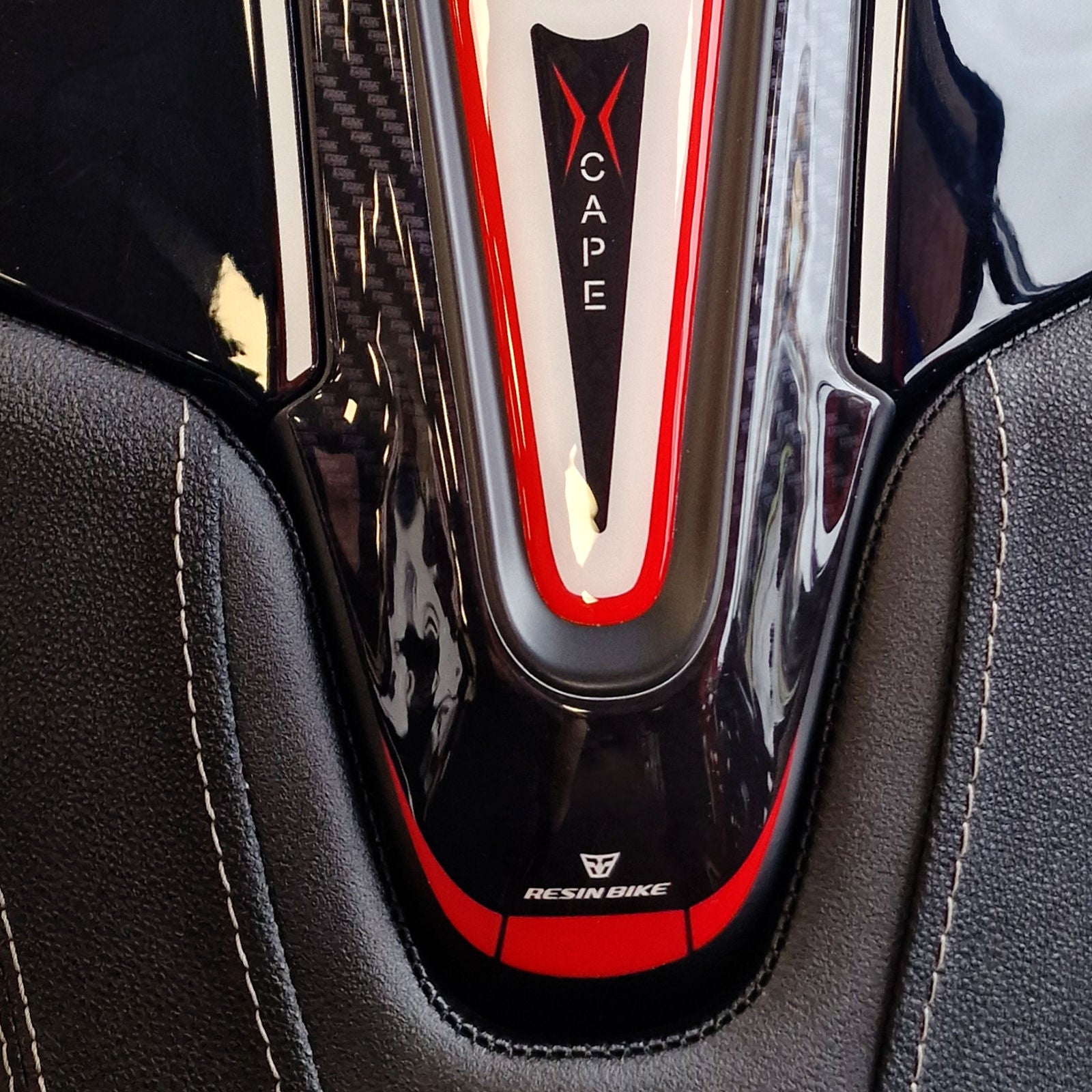 Resin Bike 3D Motorcycle Stickers - Tank Pad | Moto Morini X-Cape 1200 2025>2026 - Pyramid Motorcycle Accessories