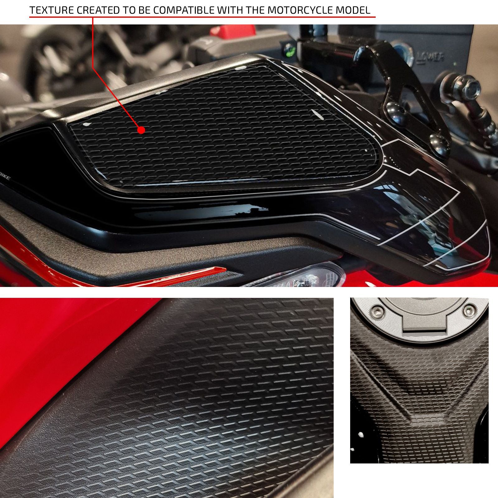 Resin Bike 3D Motorcycle Stickers - Handguards | Yamaha Tracer 7 / 7GT 2025>2026 - Pyramid Motorcycle Accessories