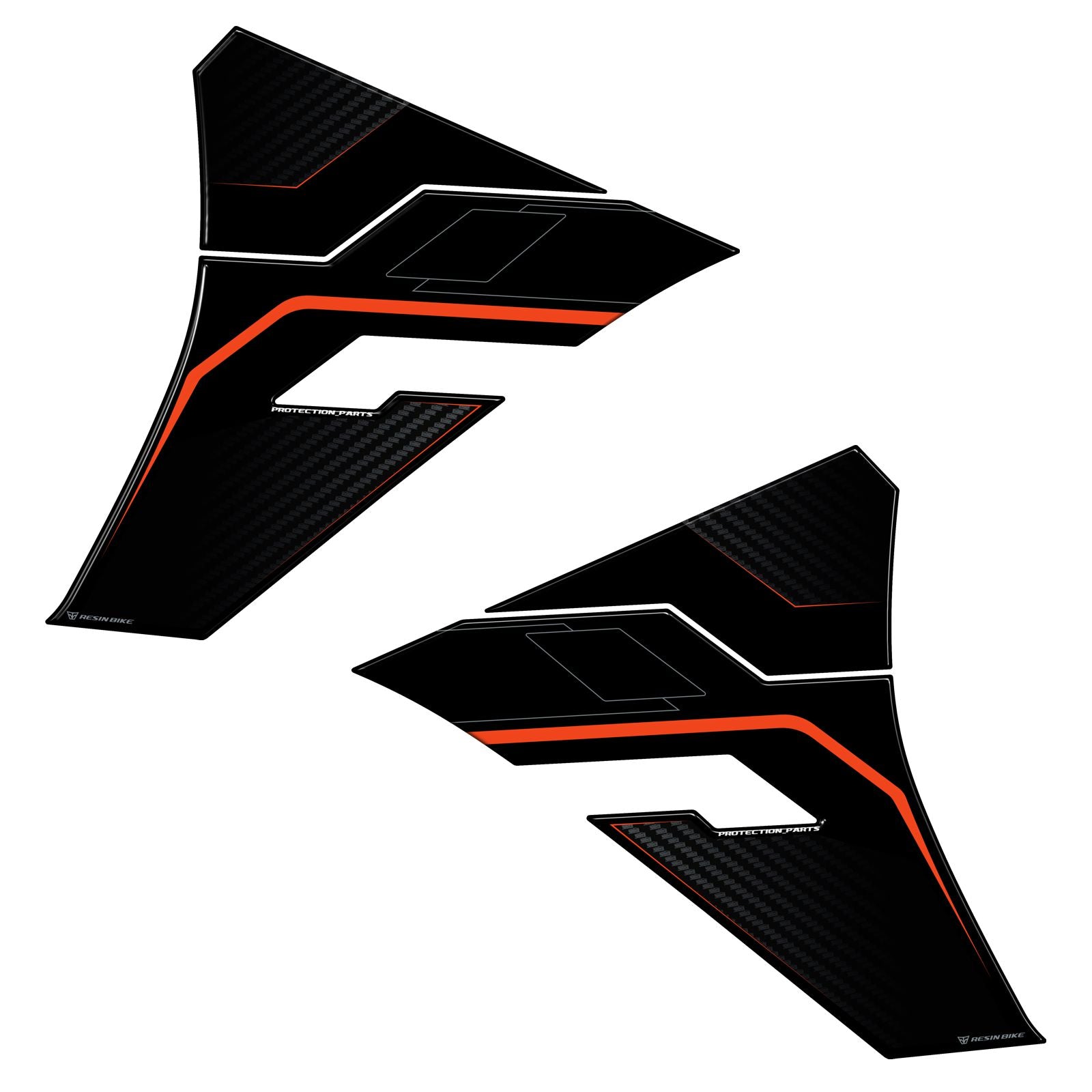 Resin Bike 3D Motorcycle Stickers - Tank Sides | Yamaha Tracer 7 2025>2026 RB-1000809400000 - Pyramid Motorcycle Accessories