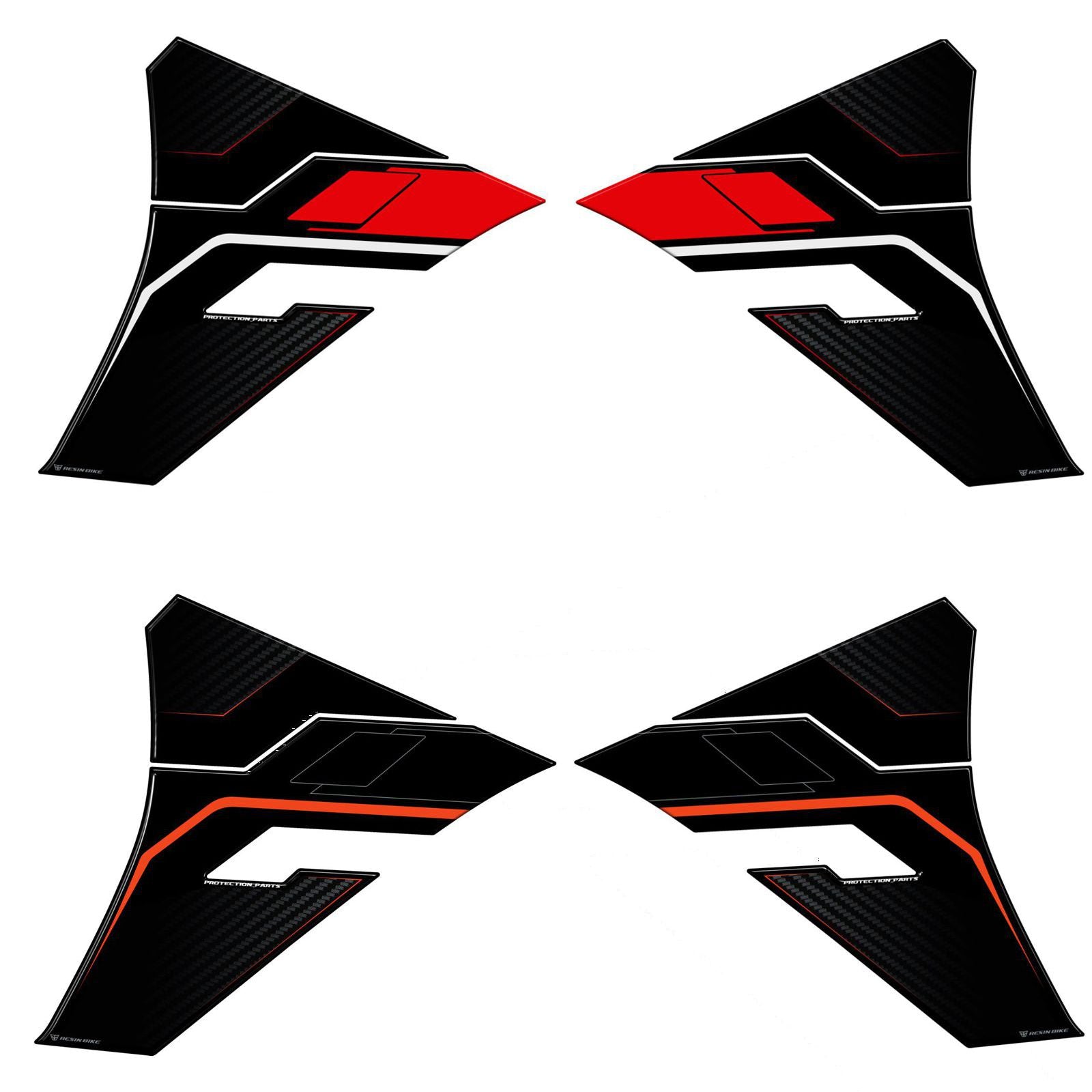 Resin Bike 3D Motorcycle Stickers - Tank Sides | Yamaha Tracer 7 2025>2026 RB-1000809400000 - Pyramid Motorcycle Accessories