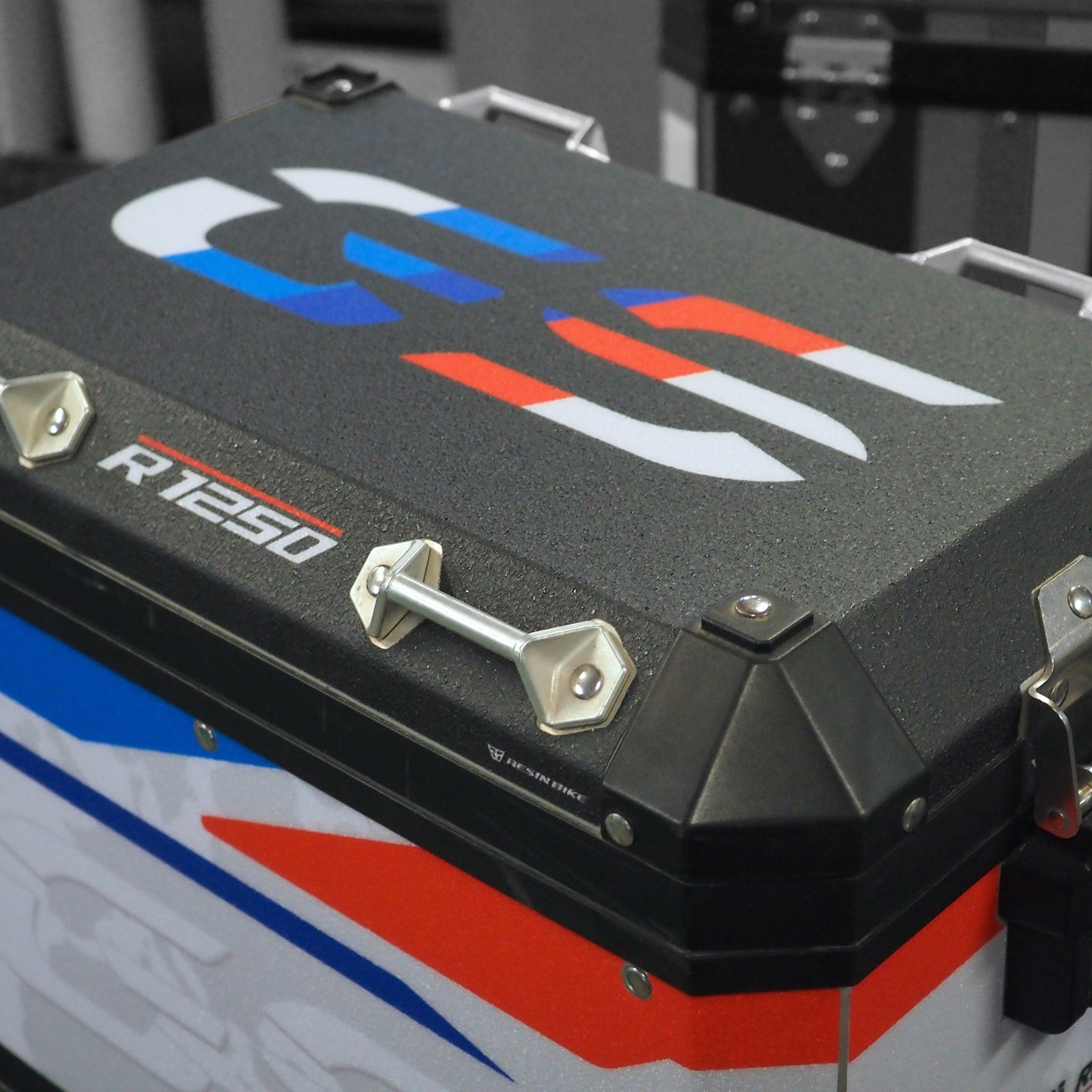 Resin Bike Crystal Motorcycle Protection Stickers - Panniers| BMW R 1250 GS/GS Adventure 2021>2024 RB-1000811000007 - Pyramid Motorcycle Accessories