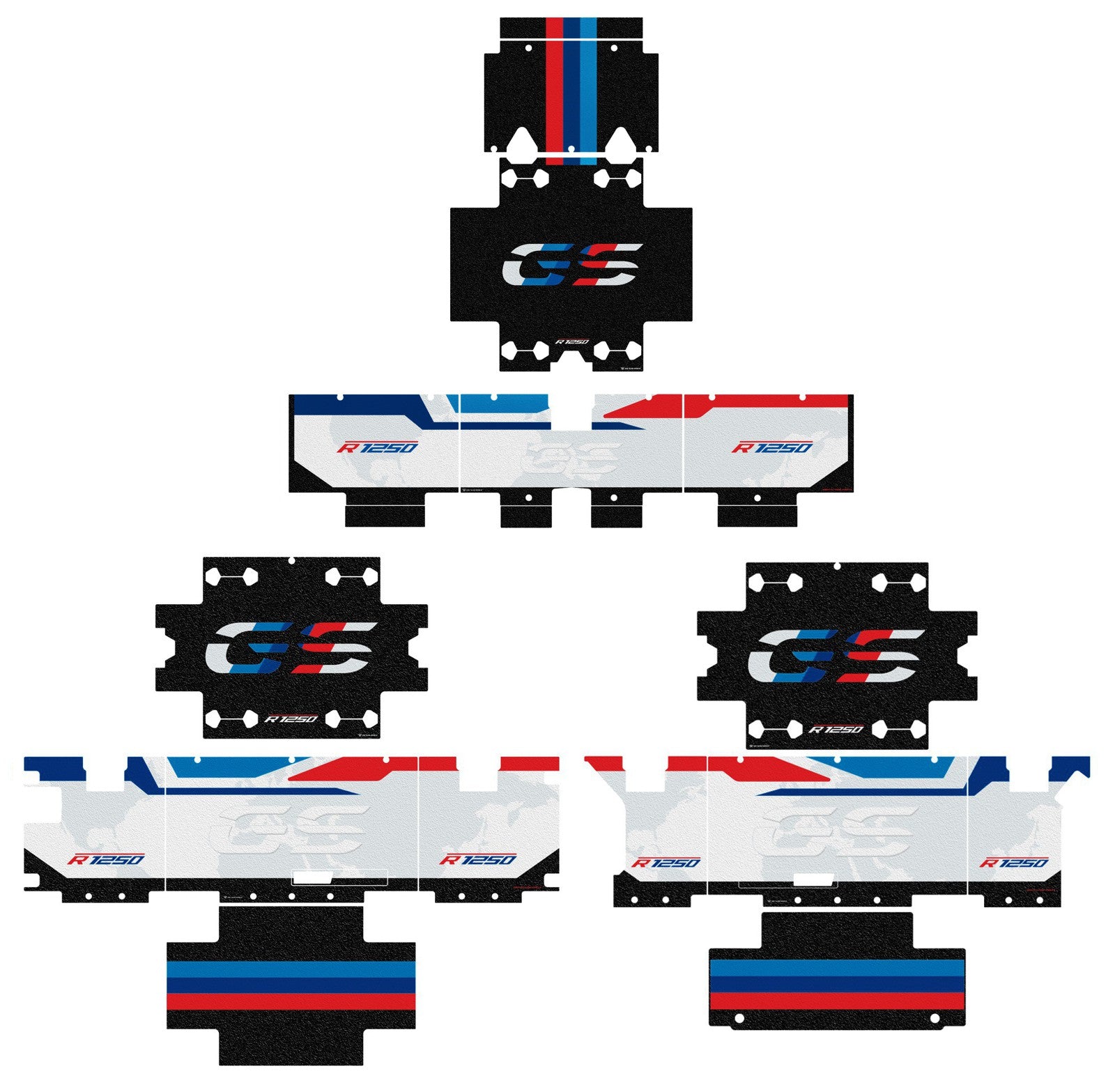 Resin Bike Crystal Motorcycle Protection Stickers | BMW R 1250 GS/GS Adventure 2021>2024 RB-1000811200001 - Pyramid Motorcycle Accessories
