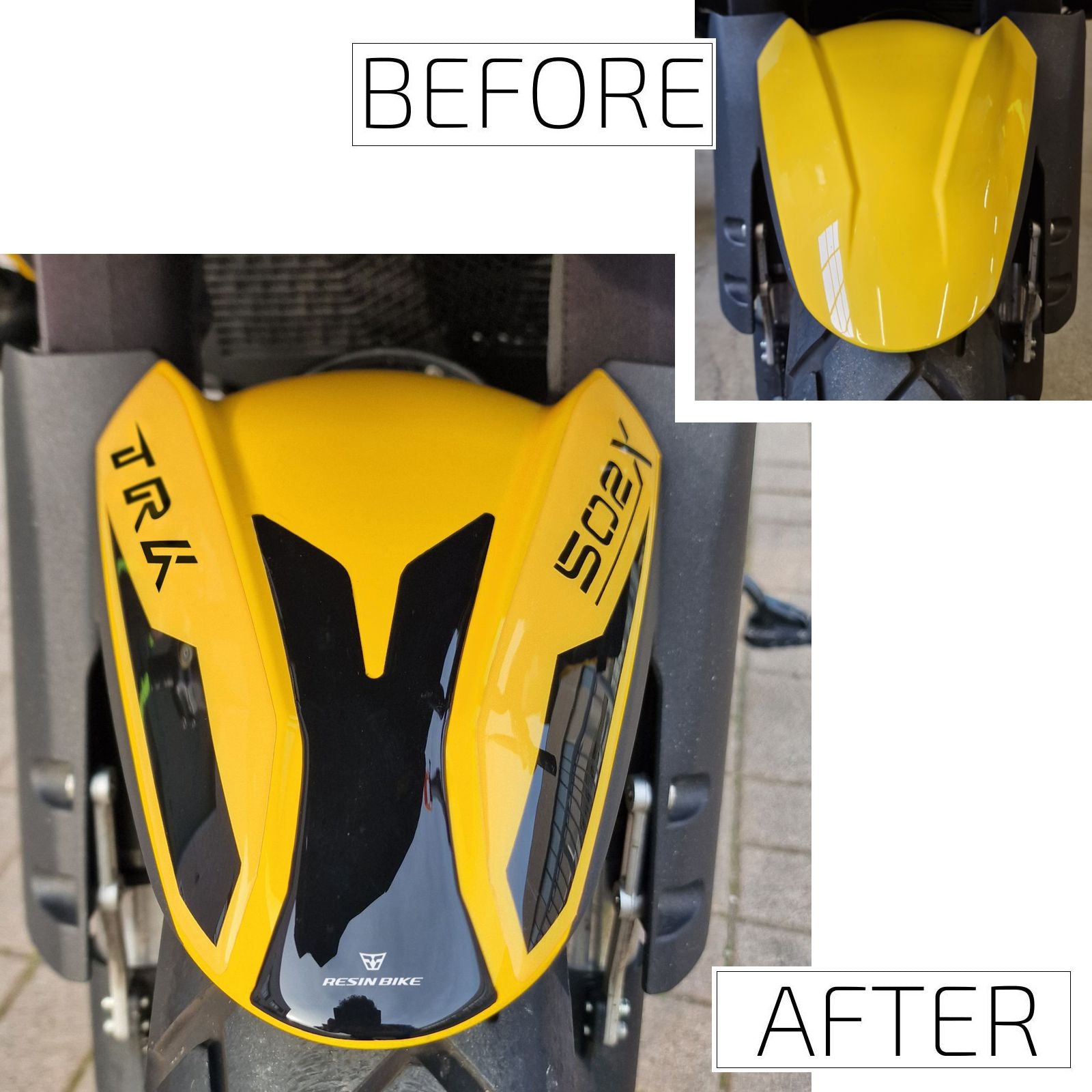 Resin Bike 3D Motorcycle Stickers - Footboard | Benelli TRK 502 X 2021>2026 - Pyramid Motorcycle Accessories