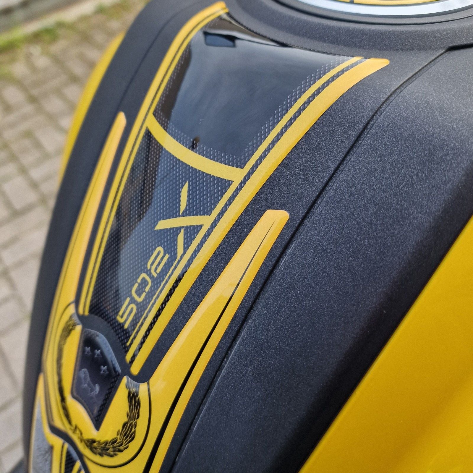 Resin Bike 3D Motorcycle Stickers - Tank Pad | Benelli TRK 502 X 2021>2026 RB-1000812100003 - Pyramid Motorcycle Accessories