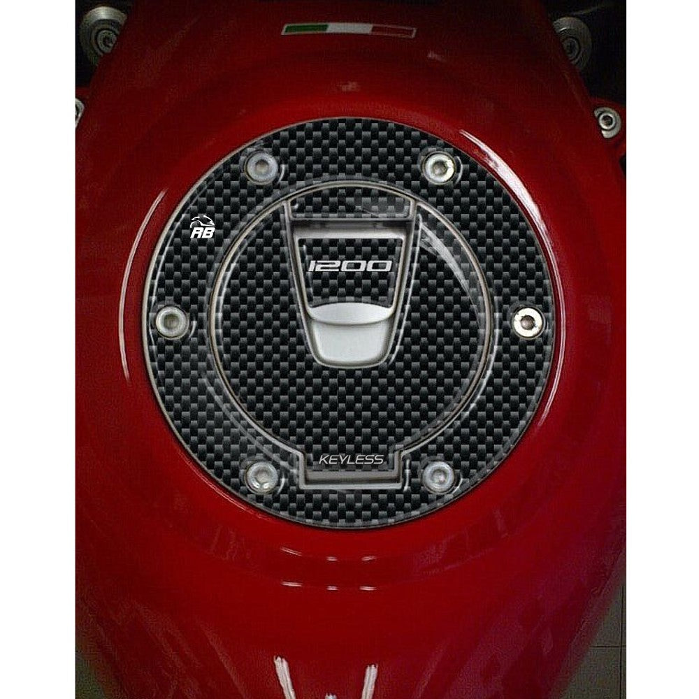 Resin Bike 3D Motorcycle Stickers - Fuel Cap | Ducati Multistrada 1200 2010>2012 - Pyramid Motorcycle Accessories