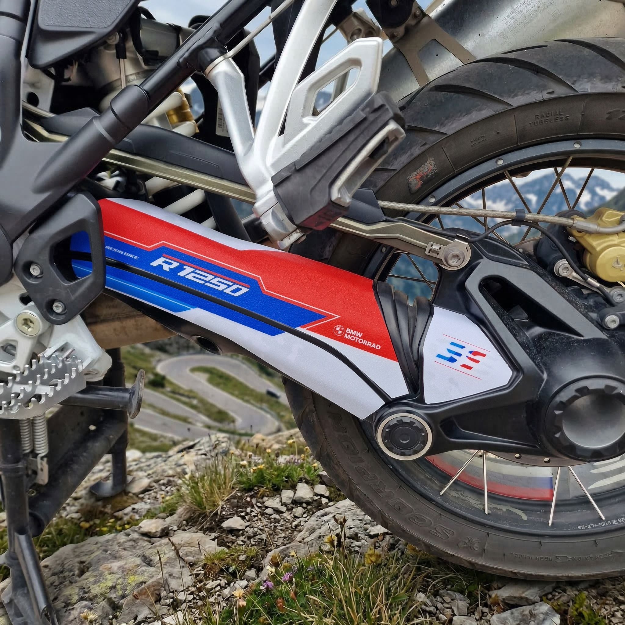 Resin Bike Crystal Motorcycle Protection Stickers - Full Kit | BMW R 1250 GS Adventure 2021>2024 - Pyramid Motorcycle Accessories