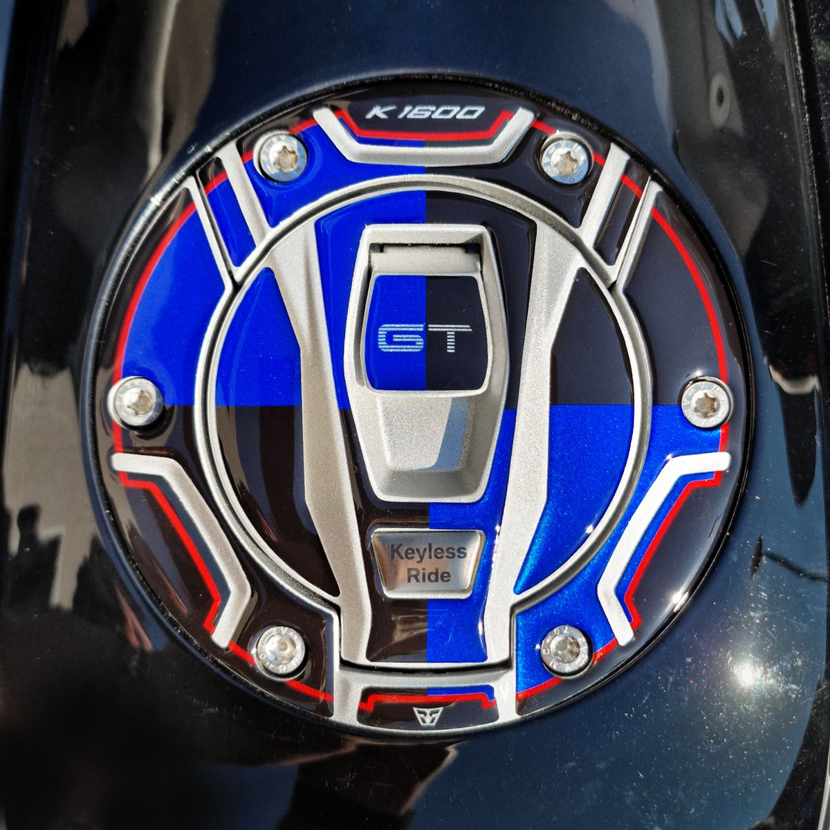 Resin Bike Motorcycle Stickers 3D Compatible with Sport Tank Cap | BMW K 1600 GT 2022>2026