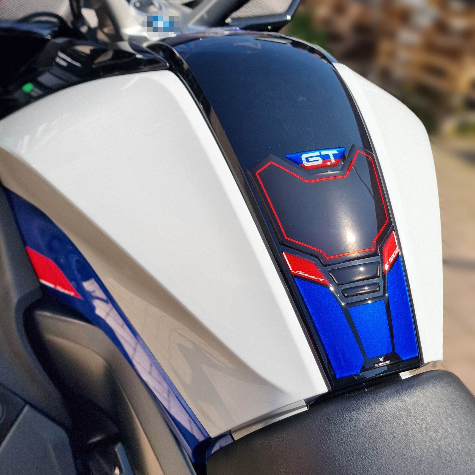 Resin Bike Motorcycle Stickers 3D Compatible with Sport Tank Pad | BMW K 1600 GT 2022>2026
