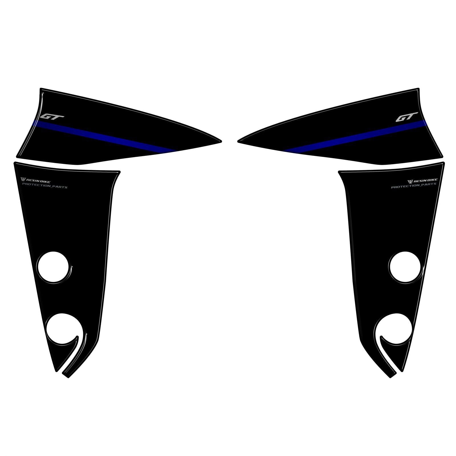 Resin Bike Stickers 3D Compatible Side Plates | Yamaha Tracer 7 Gt 2025>2026