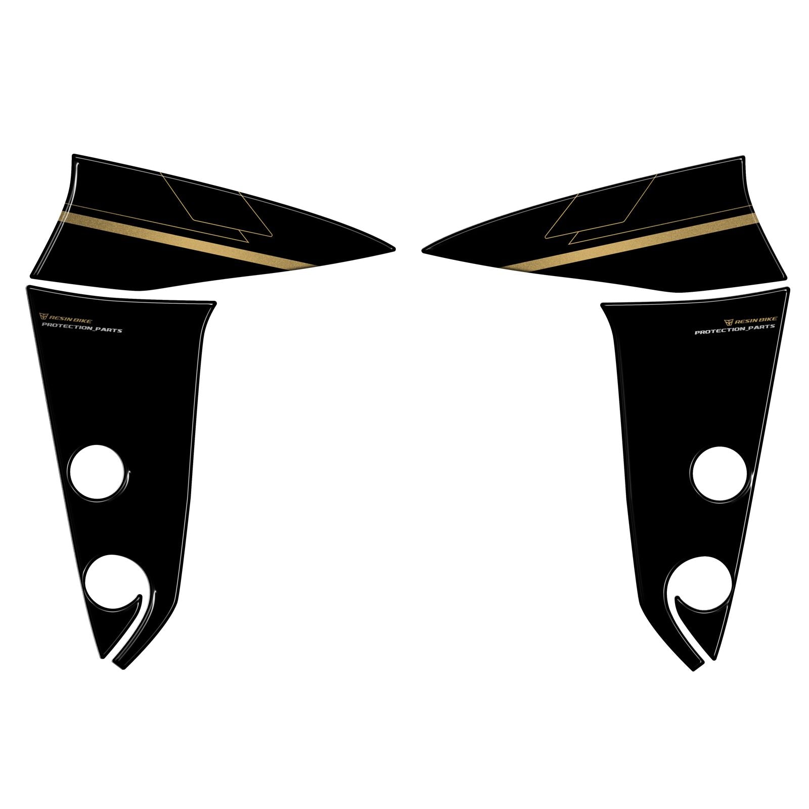 Resin Bike Motorcycle Stickers 3D Compatible Side Plates | Yamaha Tracer 7 Gt 2025>2026