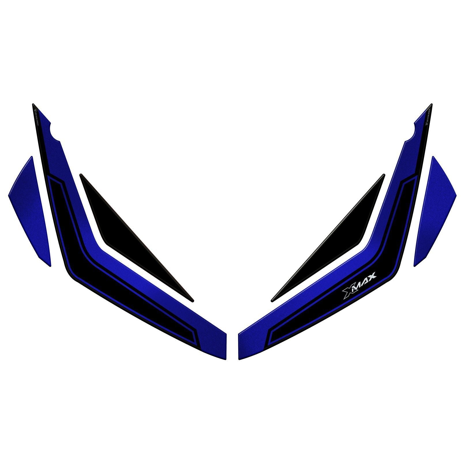 Resin Bike 3D Sticker Compatible Front Headlight Fairing Yamaha Xmax 300/125 2021>2026