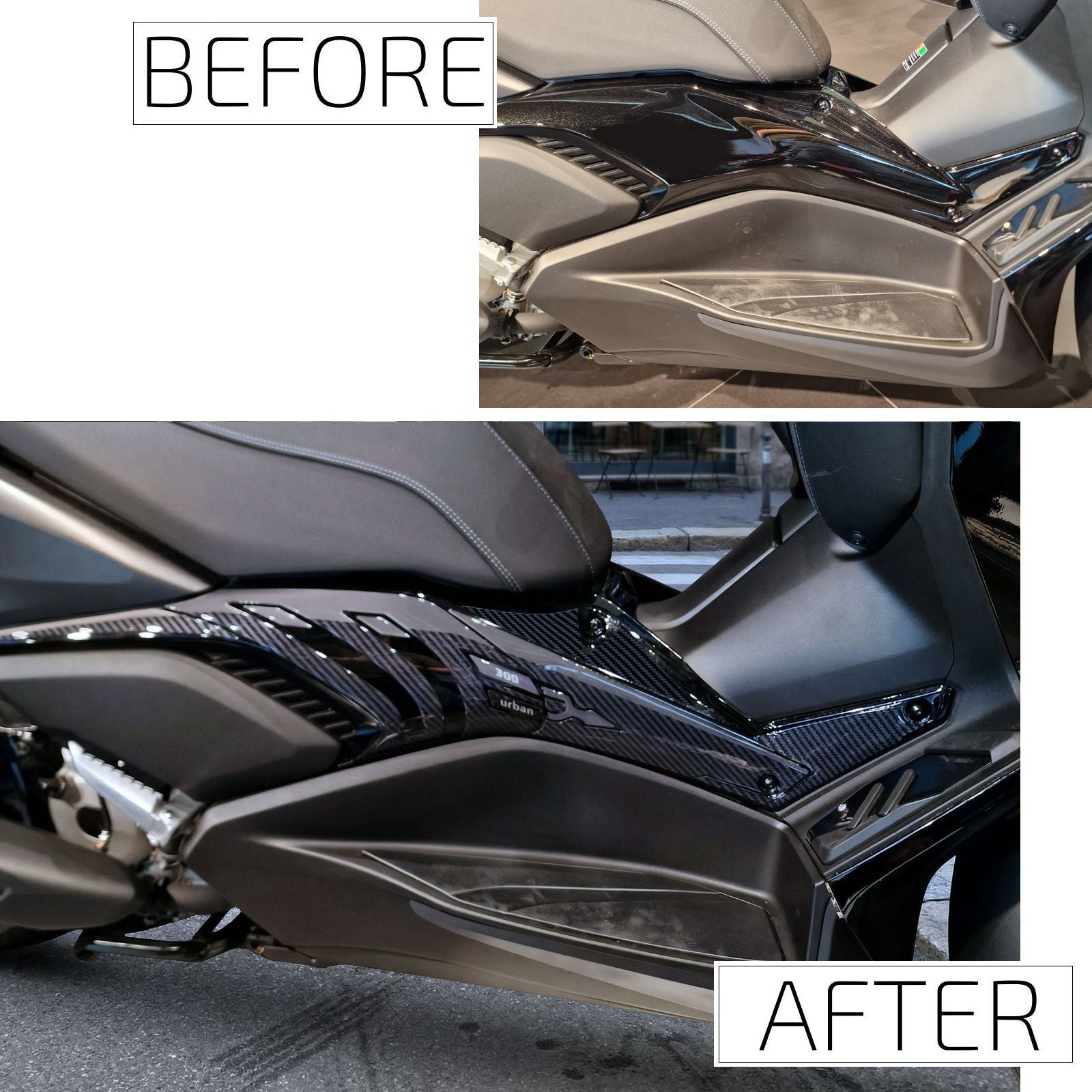 Resin Bike 3D Stickers Compatible with Boomerang Fairing | Yamaha Xmax 300/125 2021>2026 RB-1000816900005