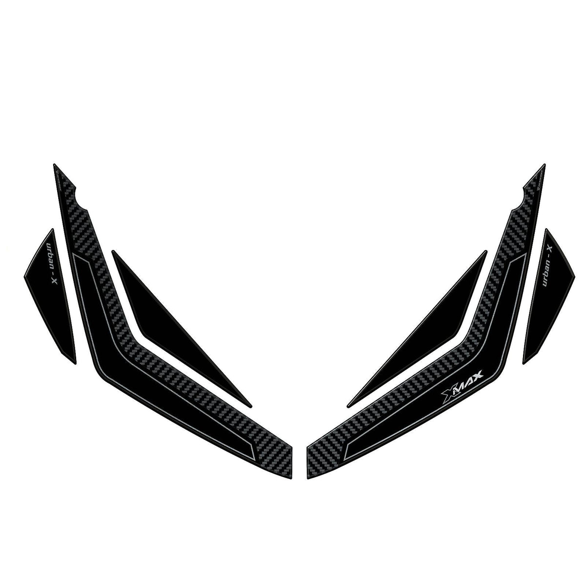 Resin Bike 3D Stickers Compatible Front Headlight Fairing | Yamaha Xmax 300/125 2021>2026