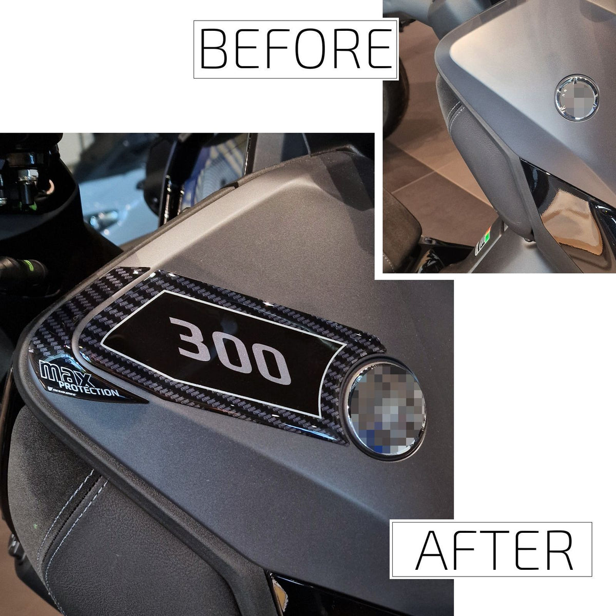 Resin Bike Kit Tank Full Motorcycle Stickers 3D Compatible | Yamaha Xmax 300/125 2021>2026