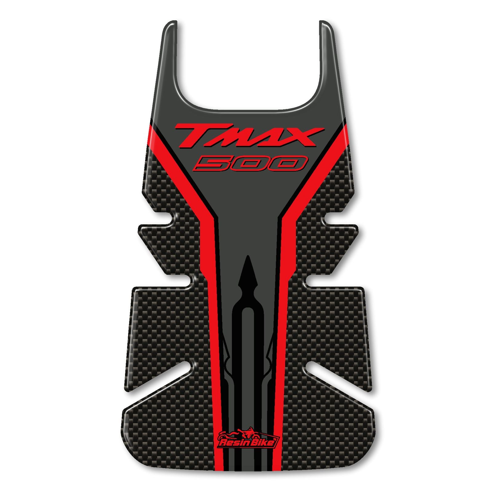 Resin Bike 3D Motorcycle Stickers - Fuel Cap | Yamaha TMAX 500 2001>2007 RB-B73323X4 - Pyramid Motorcycle Accessories
