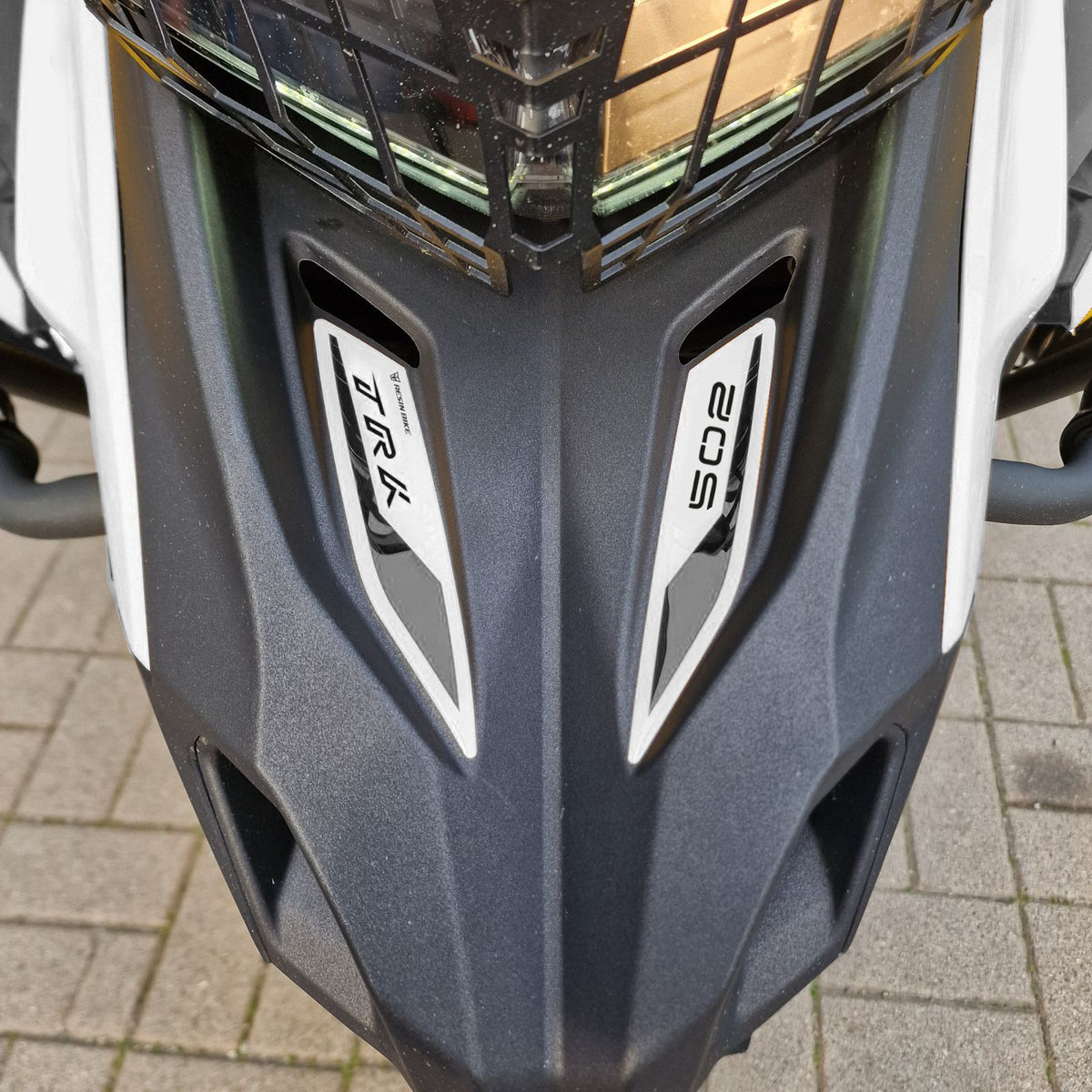 Resin Bike Motorcycle Stickers 3D Compatible with Front Tip | Benelli Trk 502 2021>2026