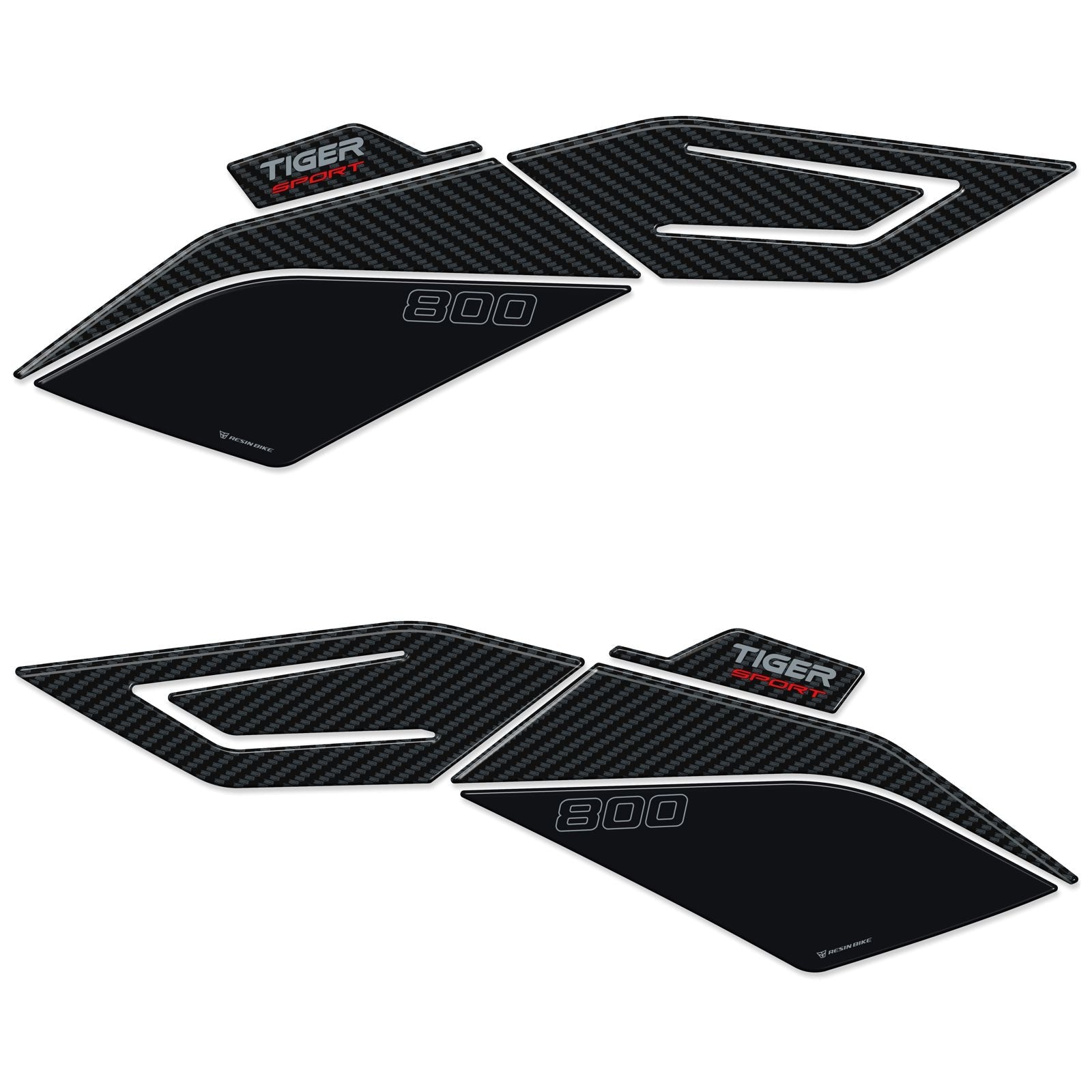 Resin Bike Motorcycle Stickers 3D Compatible with Tank Side | Triumph Tiger Sport 800 2025>2026