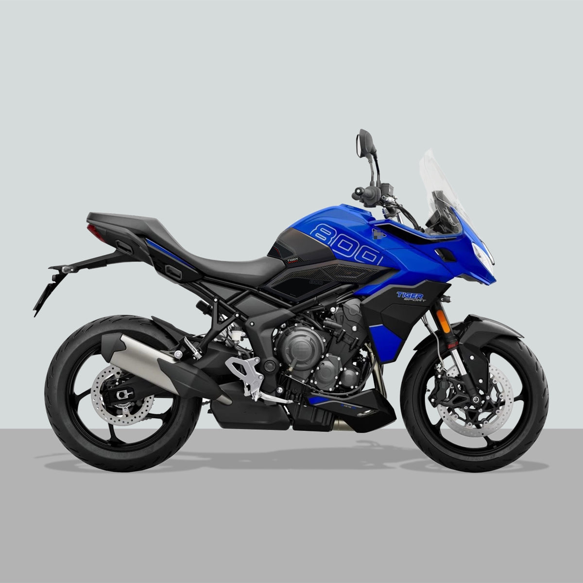 Resin Bike Kit Tank Basic Motorcycle Stickers 3D Compatible | Triumph Tiger Sport 800 2025>2026
