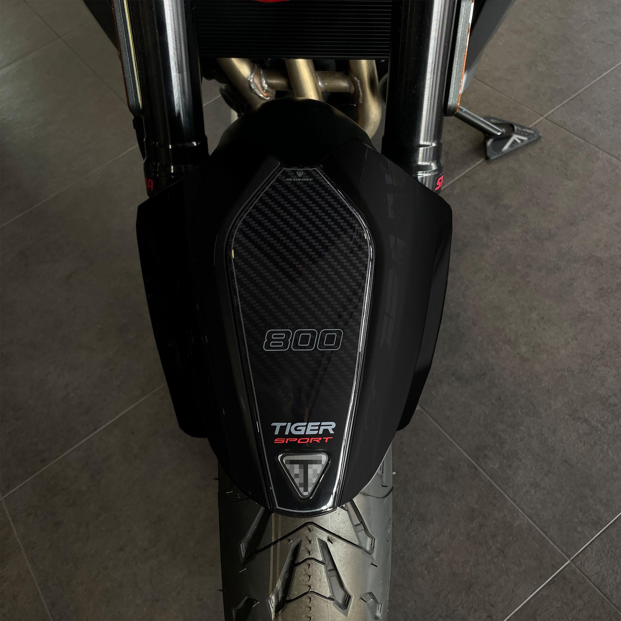 Resin Bike Motorcycle Stickers 3D Compatible with Fender | Triumph Tiger Sport 800 2025>2026