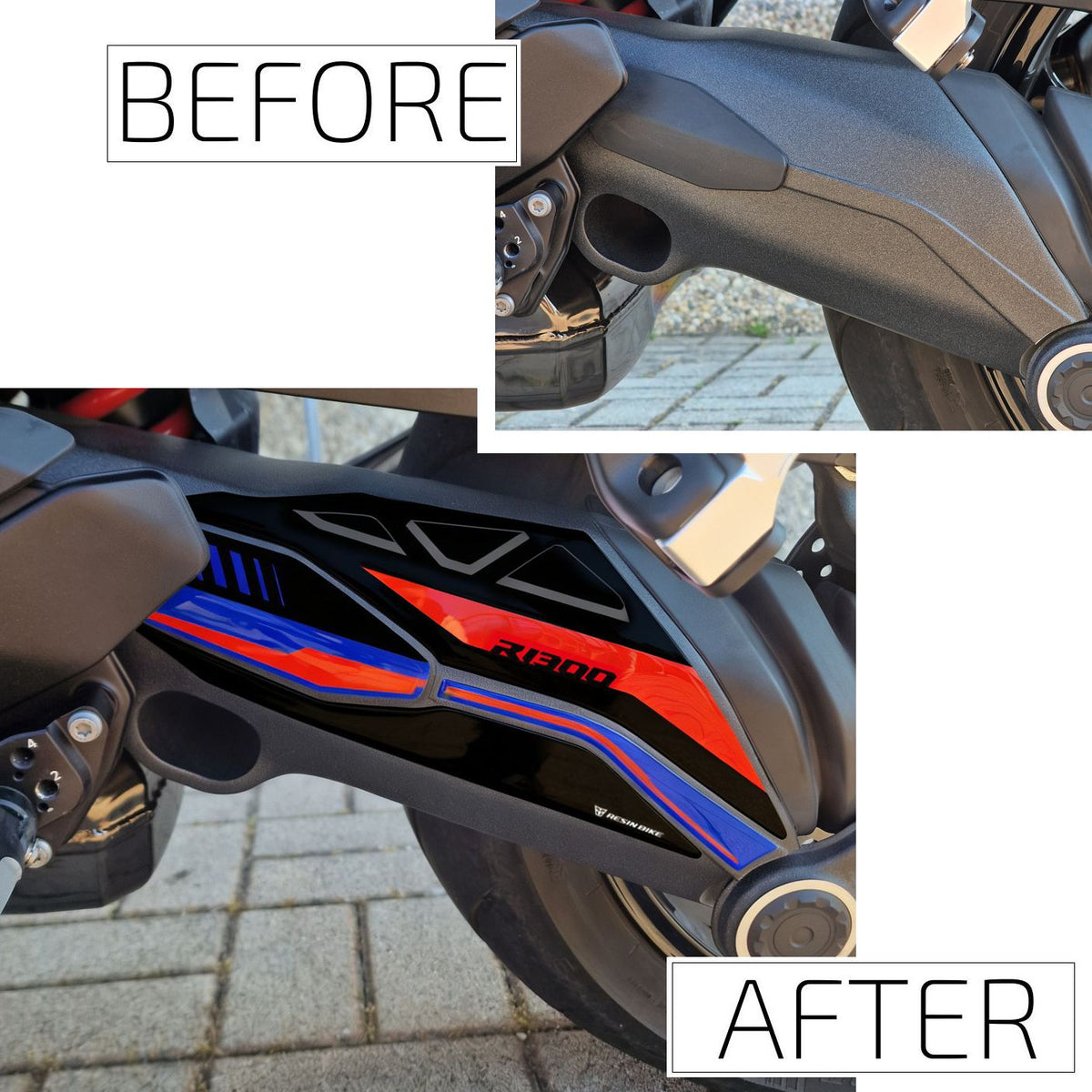 Resin Bike Motorcycle Stickers 3D Compatible with Fork | BMW R 1300 R/RS 2025>2026