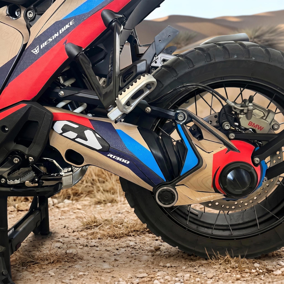 Resin Bike Rough Crystal Graphic Kit Desert Full Tank Grip | BMW R 1300 GS 2023>2026