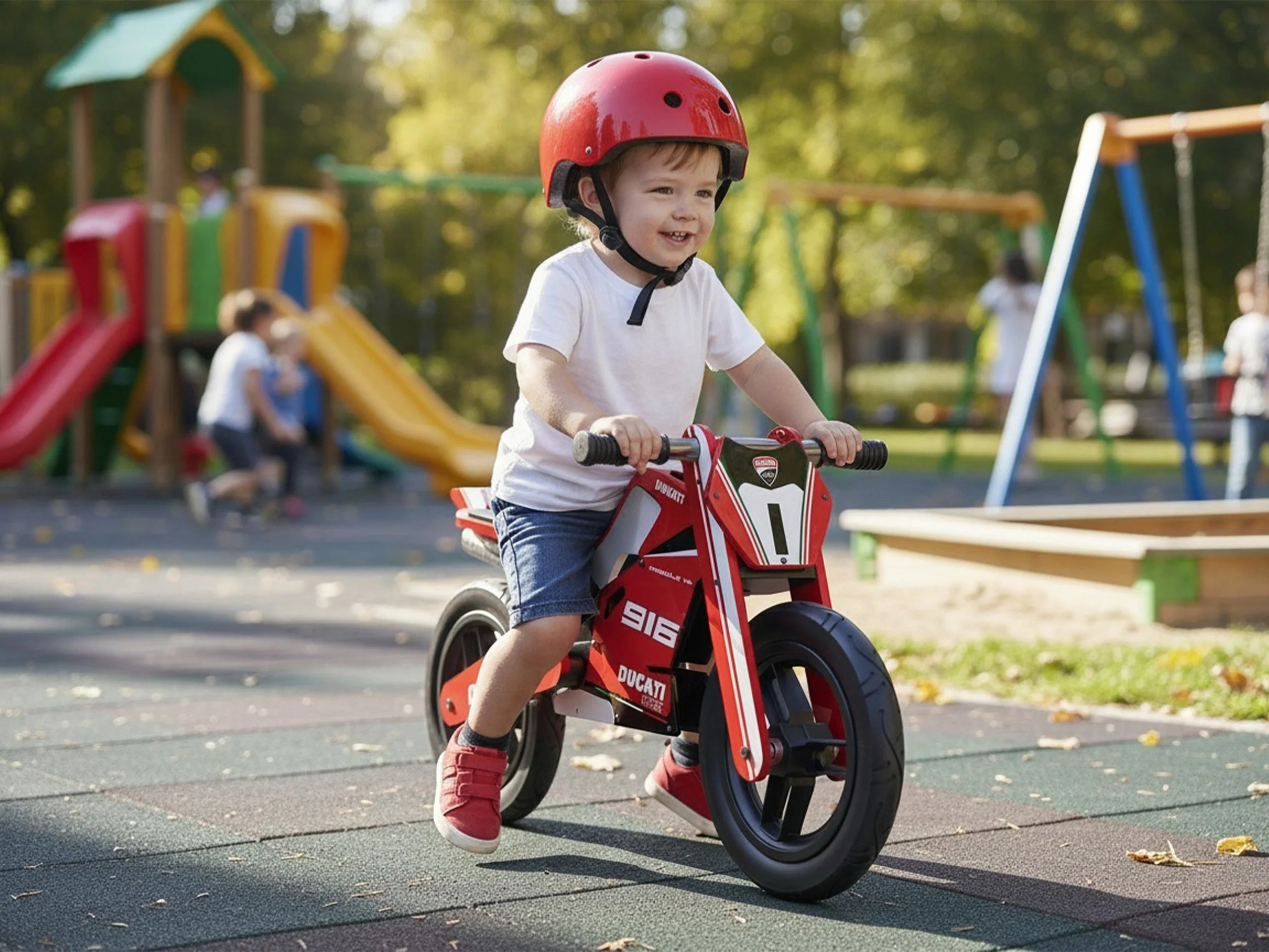 Kiddimoto Ducati 916 Balance Bike - Pyramid Motorcycle Accessories
