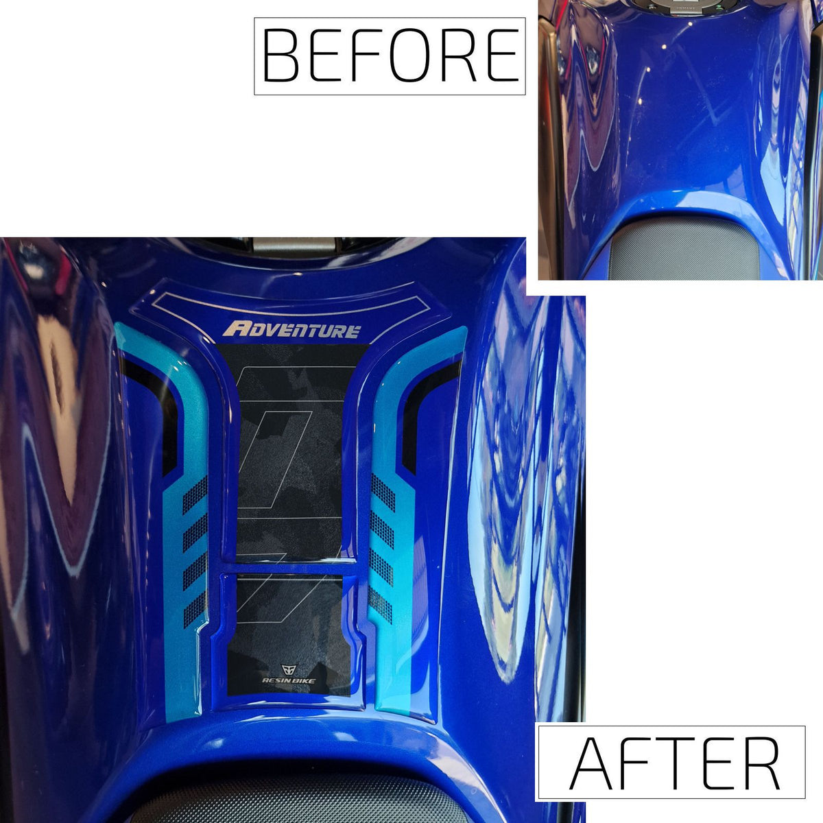 Resin Bike Kit Tank Basic Motorcycle Sticker 3D Compatible | Yamaha Tenere 700 2025>2026