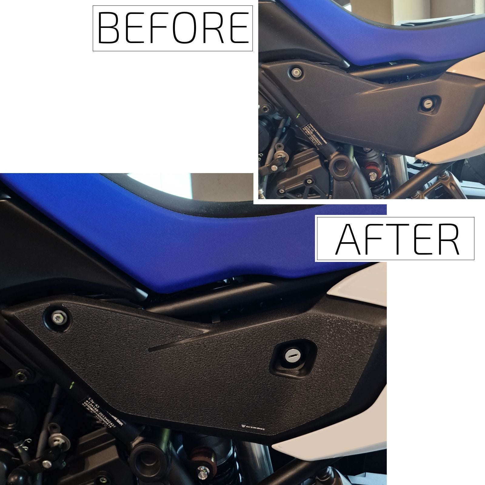 Resin Bike Rough Crystal Stickers Compatible with Frame | Yamaha Tenere 700 2025>2026