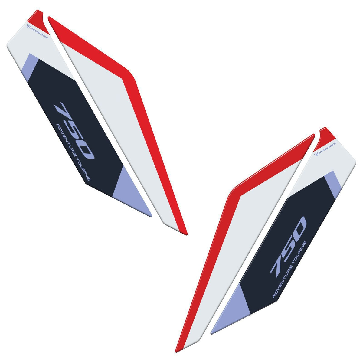 Resin Bike Motorcycle Stickers 3D Compatible with Side Plates | Honda Transalp Xl 750 2023>2026