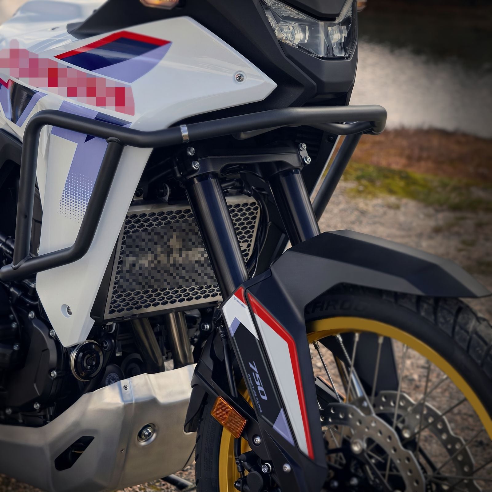 Resin Bike Motorcycle Stickers 3D Compatible with Side Plates | Honda Transalp Xl 750 2023>2026
