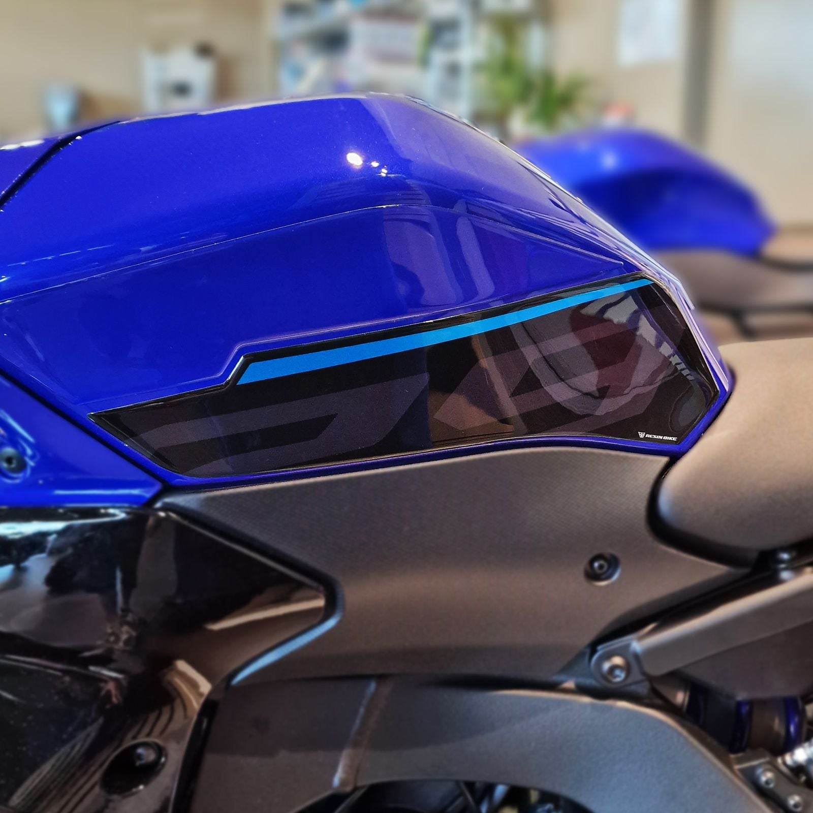 Resin Bike Motorcycle Stickers 3D Compatible with Tank Side | Yamaha YZF R9 2025>2026