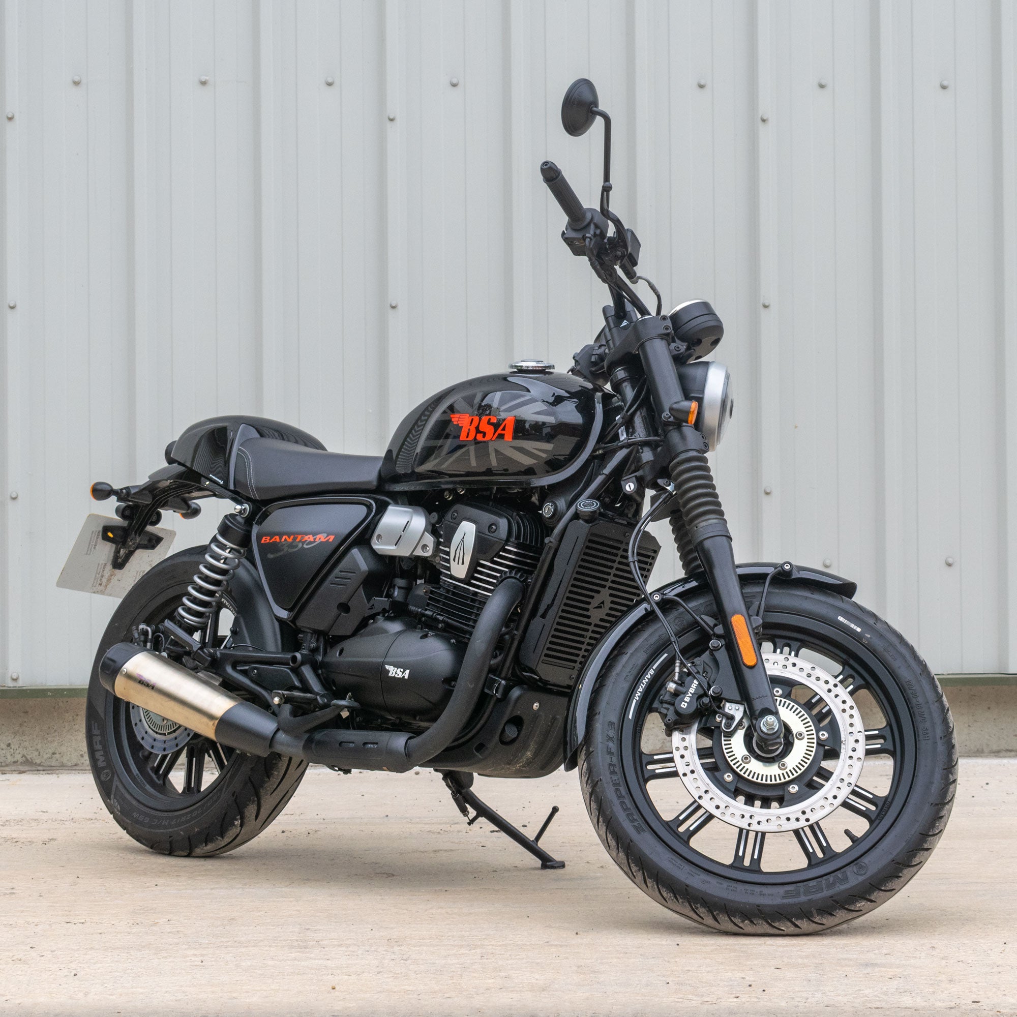 Pyramid Extended Front Mudguard | Gloss Black | BSA Bantam 350 2025>Current - Pyramid Motorcycle Accessories