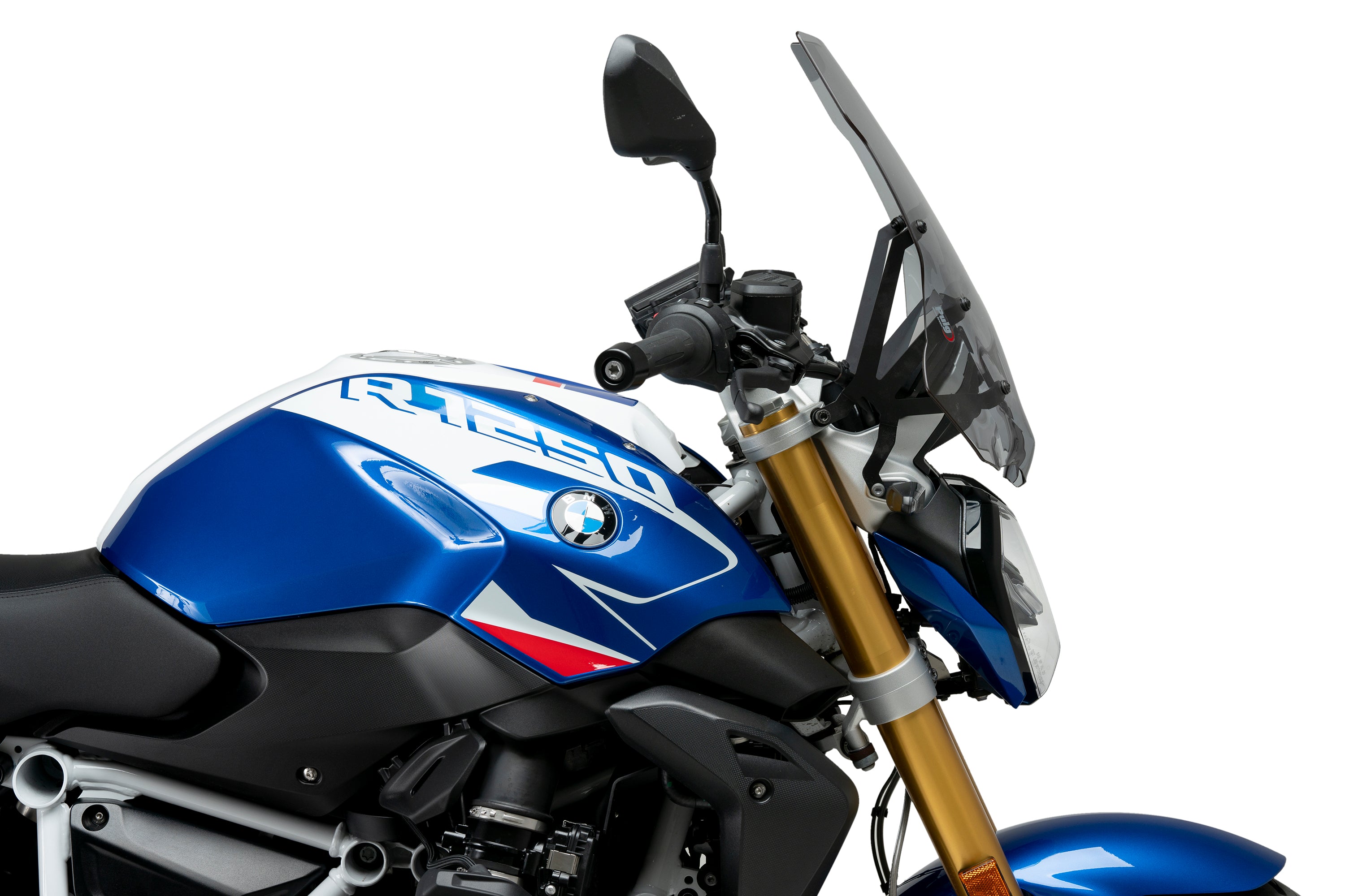Puig Touring Screen | Light Smoke | BMW R 1250 R 2023>Current (Without BMW screen support) - Pyramid Motorcycle Accessories