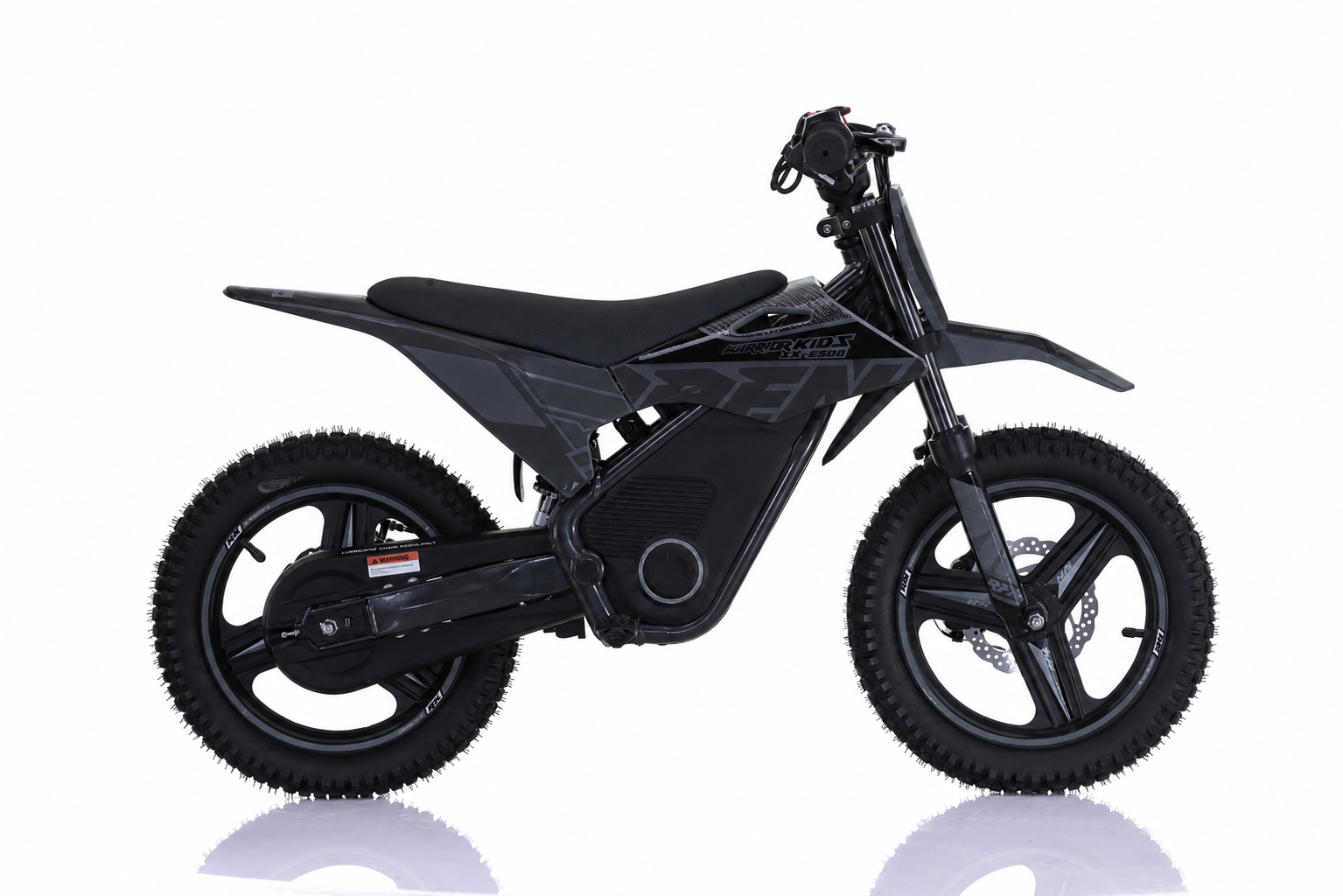 RFN Warrior SX-E500 14-inch Kids Electric MX Bike | Black/Grey