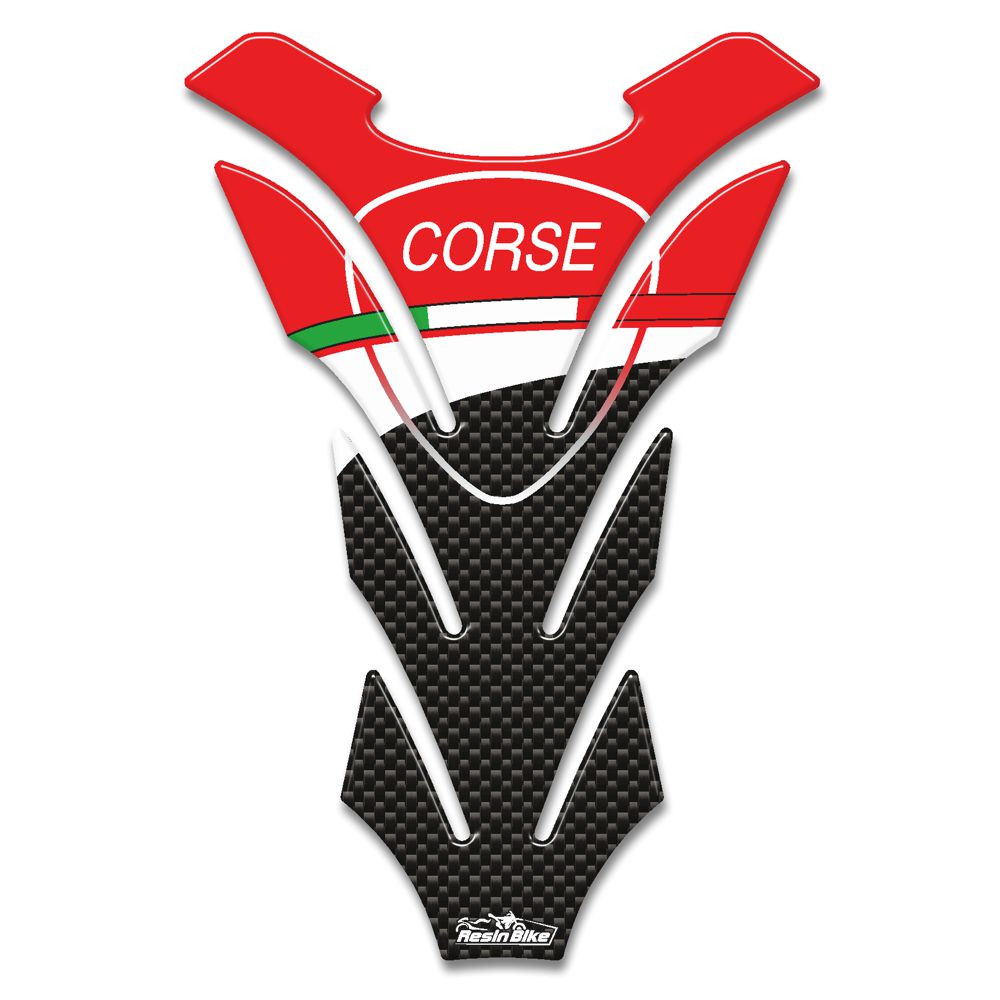 Resin Bike 3D Motorcycle Stickers - Tank Pad | Ducati Diavel - Pyramid Motorcycle Accessories