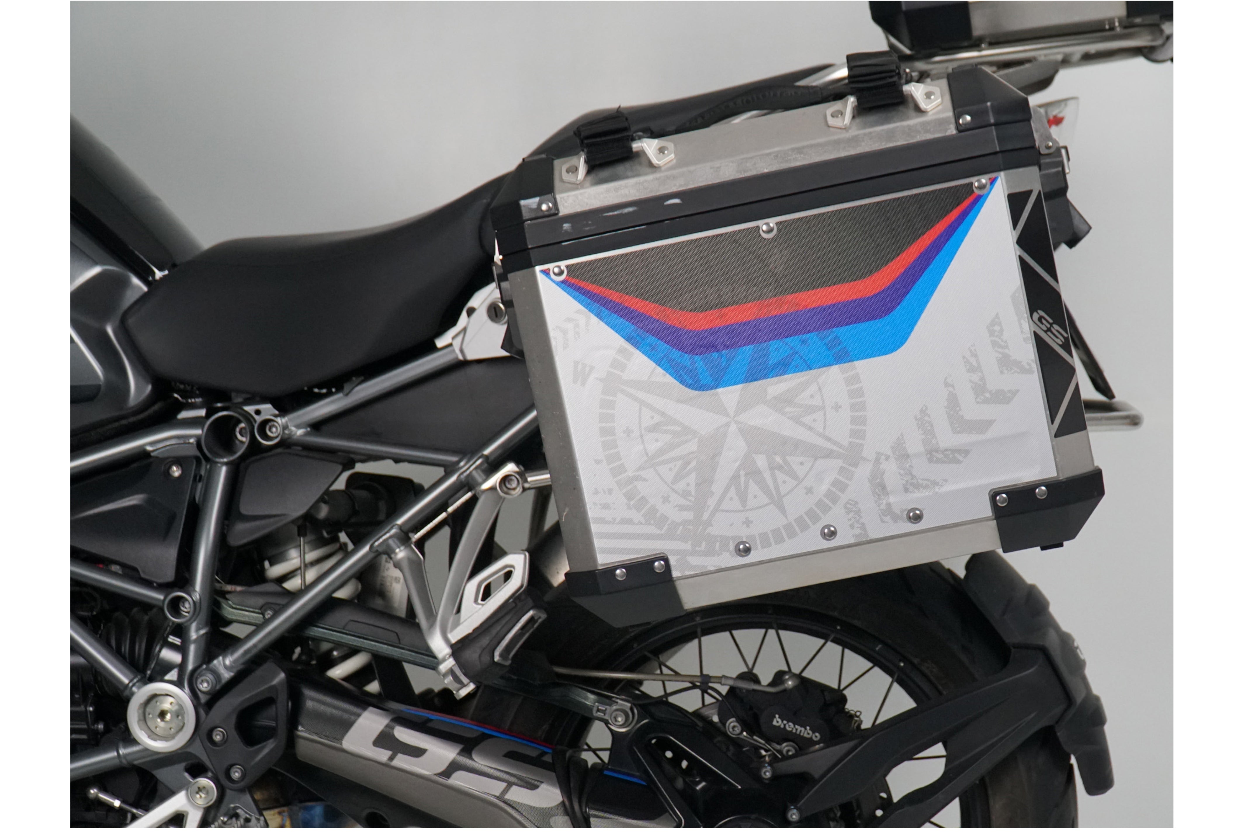 Puig Adhesives Kit for BMW Adventure Pannier (One Pannier Only) - Navigator Print - Pyramid Motorcycle Accessories