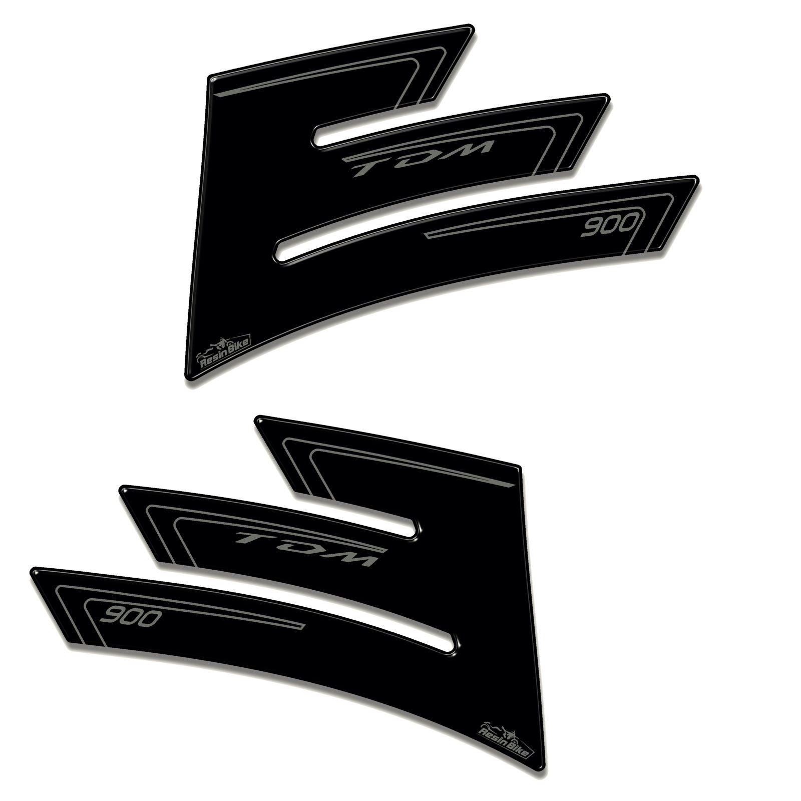 Resin Bike 3D Motorcycle Stickers - Tank Sides | Yamaha TDM 900 2002>2014 - Pyramid Motorcycle Accessories