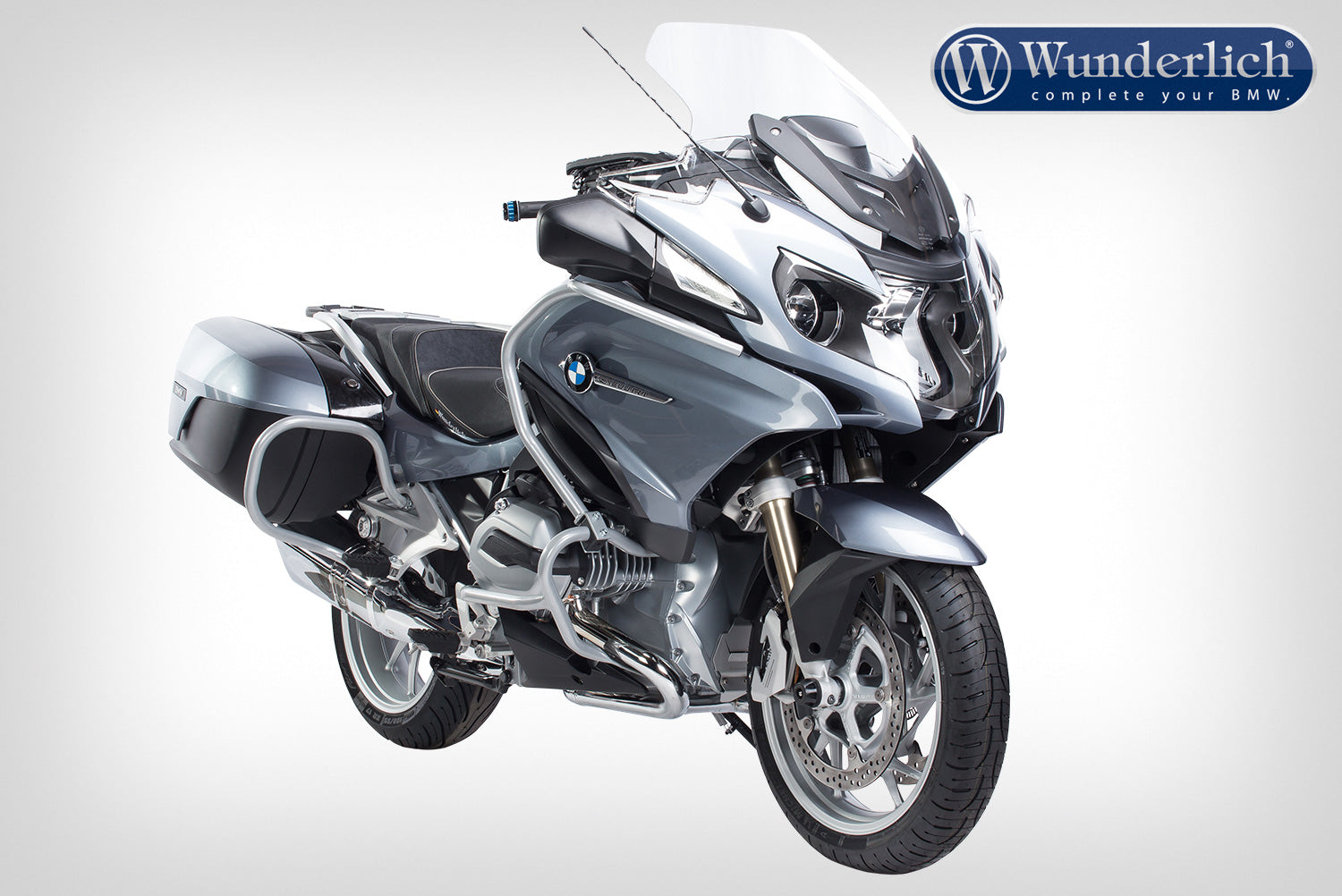 Wunderlich Case Protection Bar | Silver | BMW R 1250 RT 2019>2025 - Pyramid Motorcycle Accessories