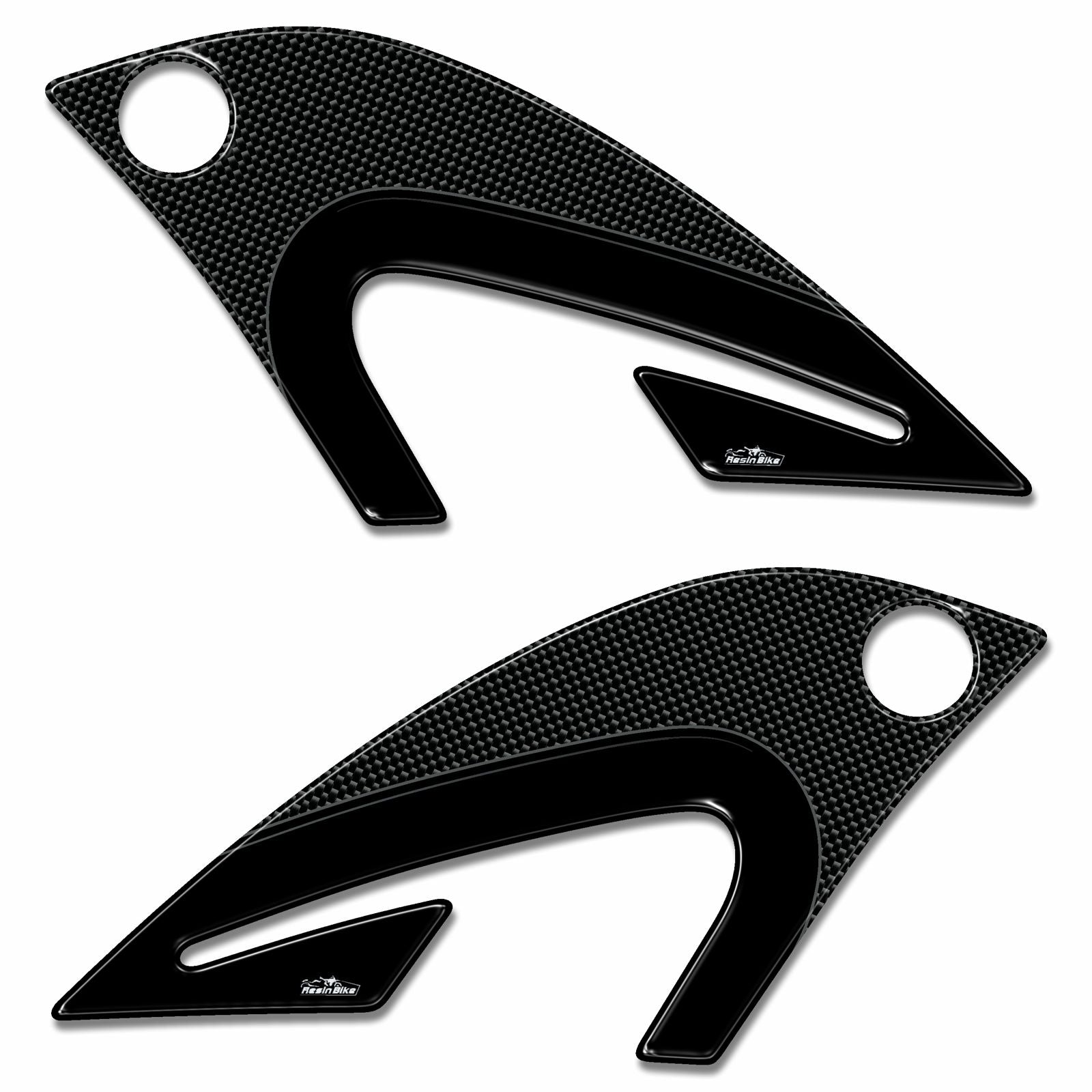 Resin Bike 3D Motorcycle Stickers - Heel Pads | Yamaha Xcity - Pyramid Motorcycle Accessories